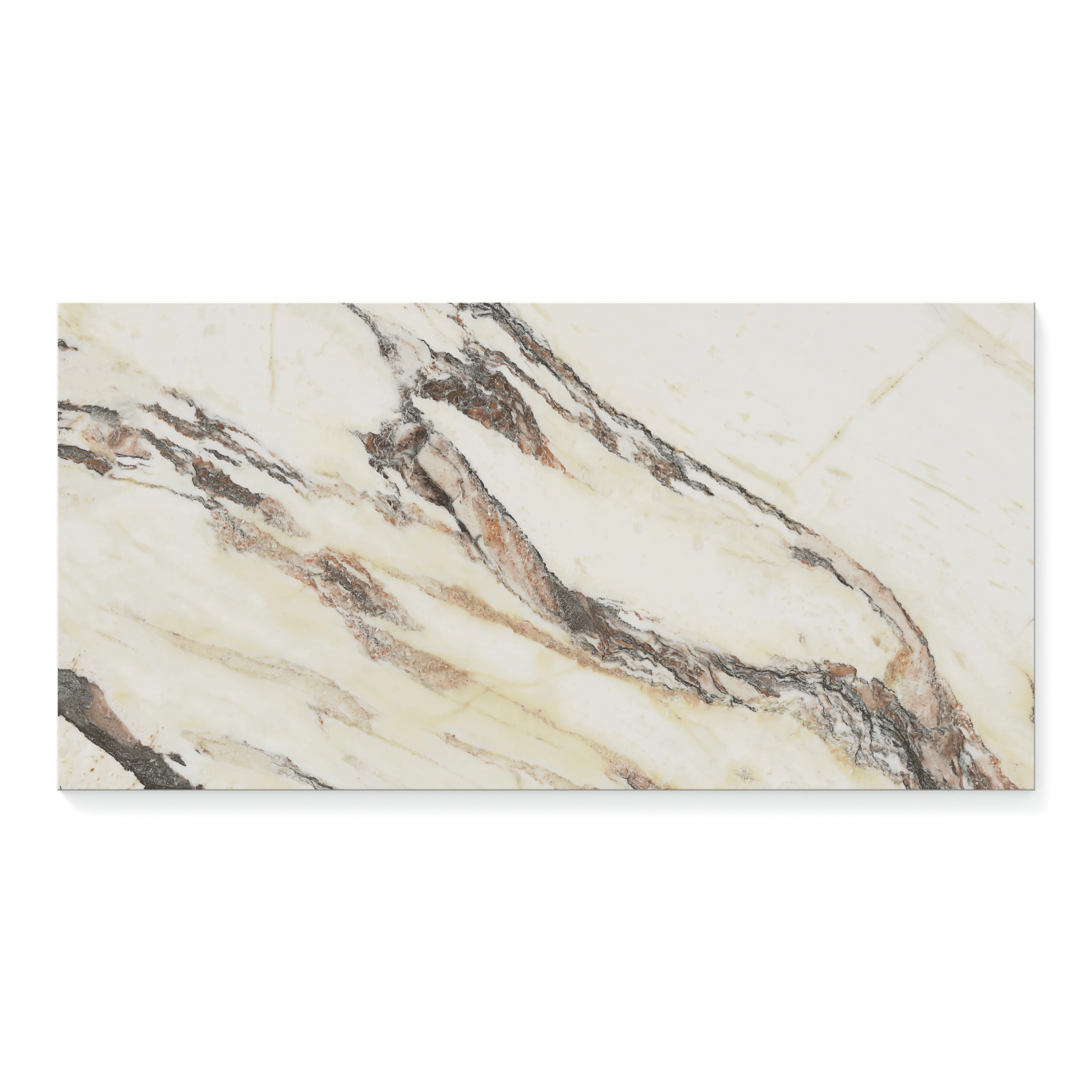 Aniston 12x24 Matte Porcelain Tile in Calacatta Viola - Image 3