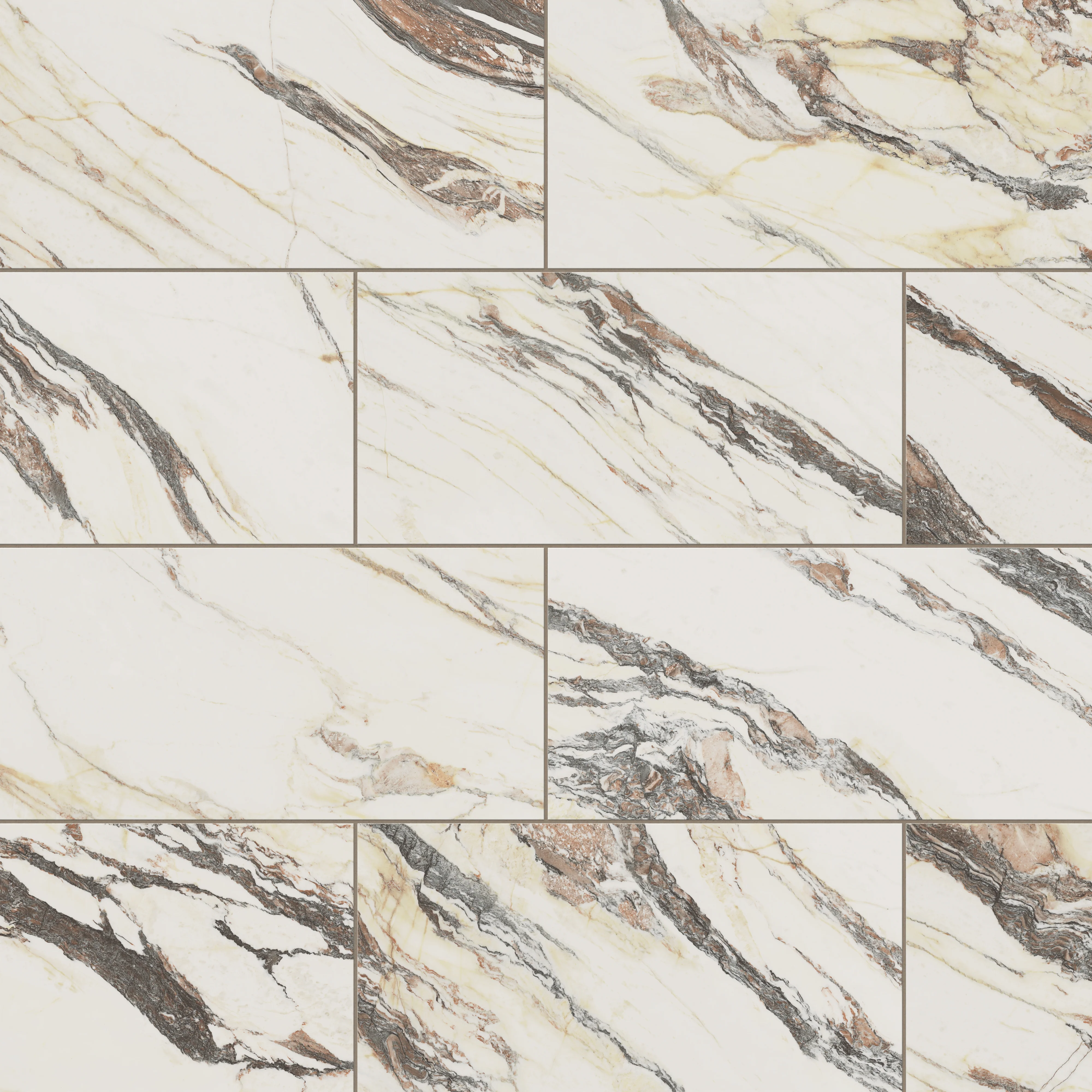 Aniston 12x24 Matte Porcelain Tile in Calacatta Viola - Image 8