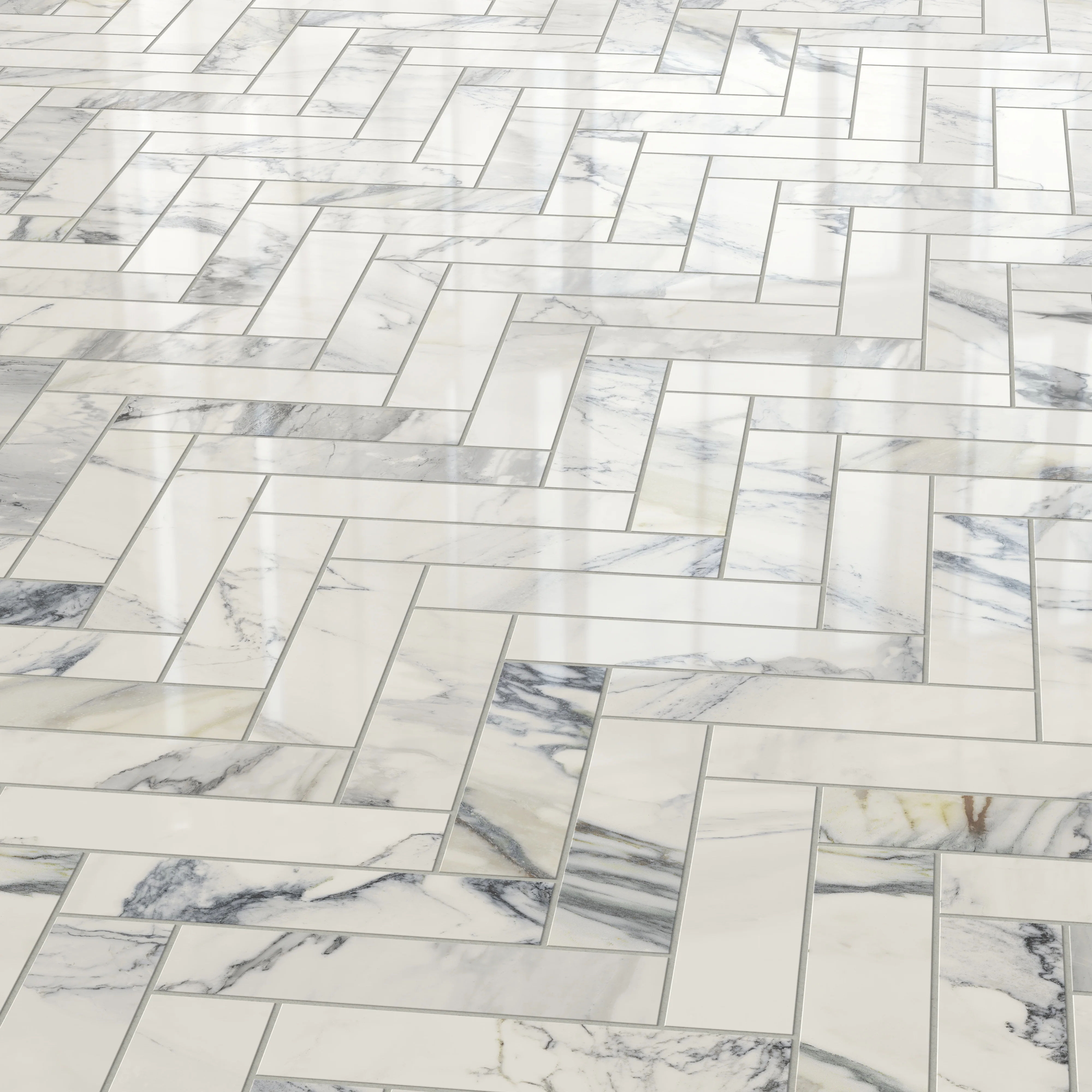 Aniston 3x12 Polished Porcelain Tile in Calacatta Antico - Image 13