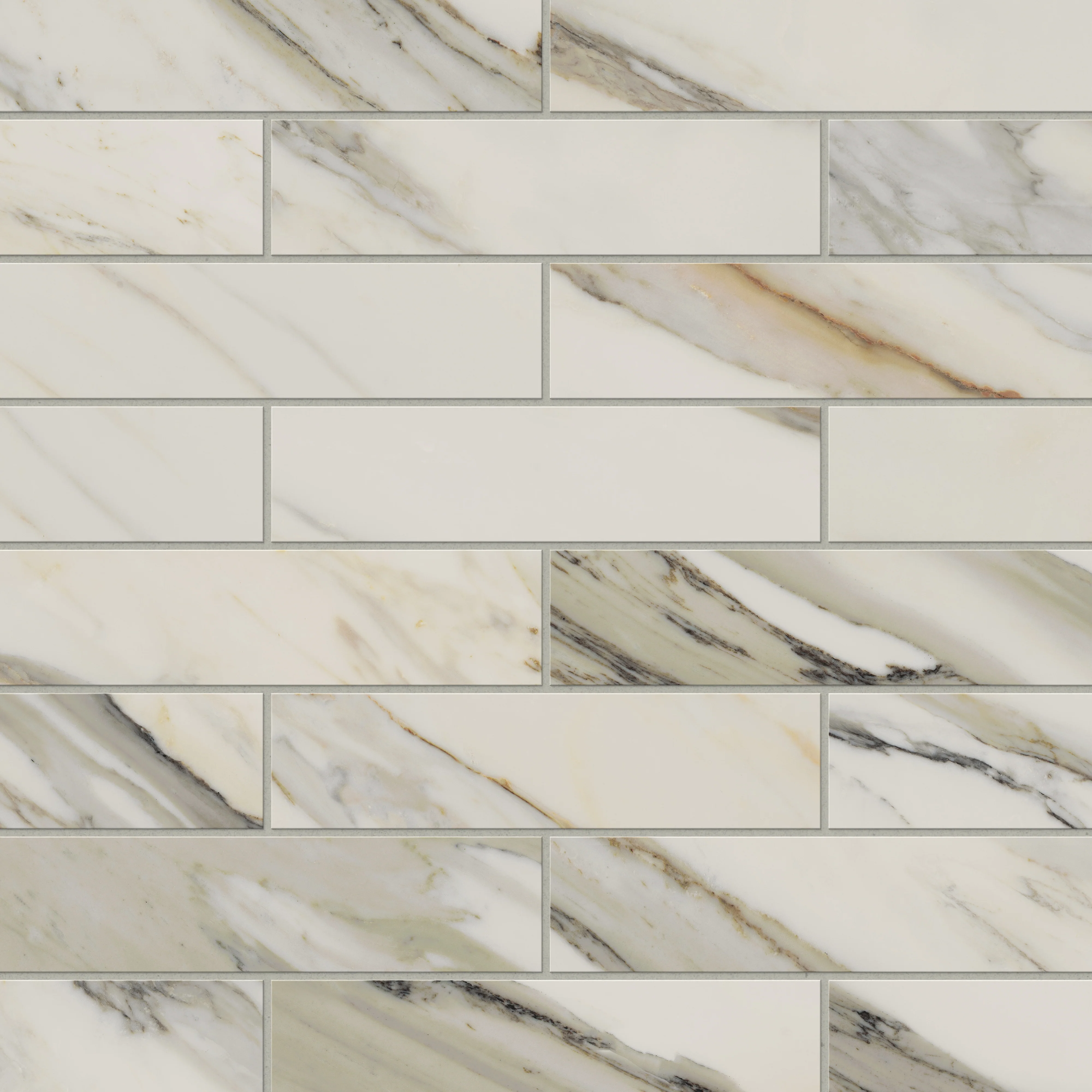 Aniston 3x12 Polished Porcelain Tile in Calacatta Cremo - Image 7