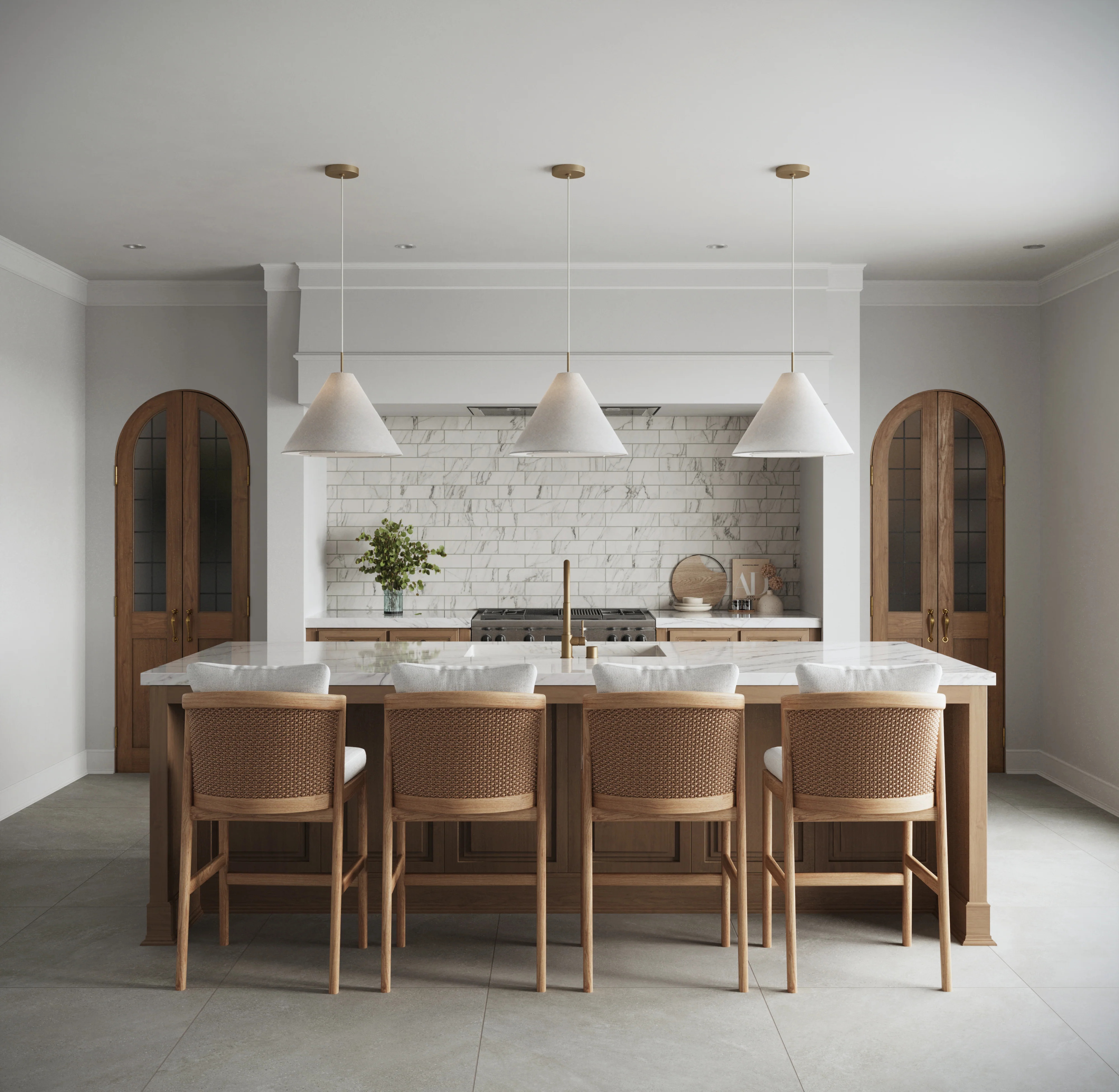 Aniston 3x12 Polished Porcelain Tile in Calacatta Quarzite - Image 18