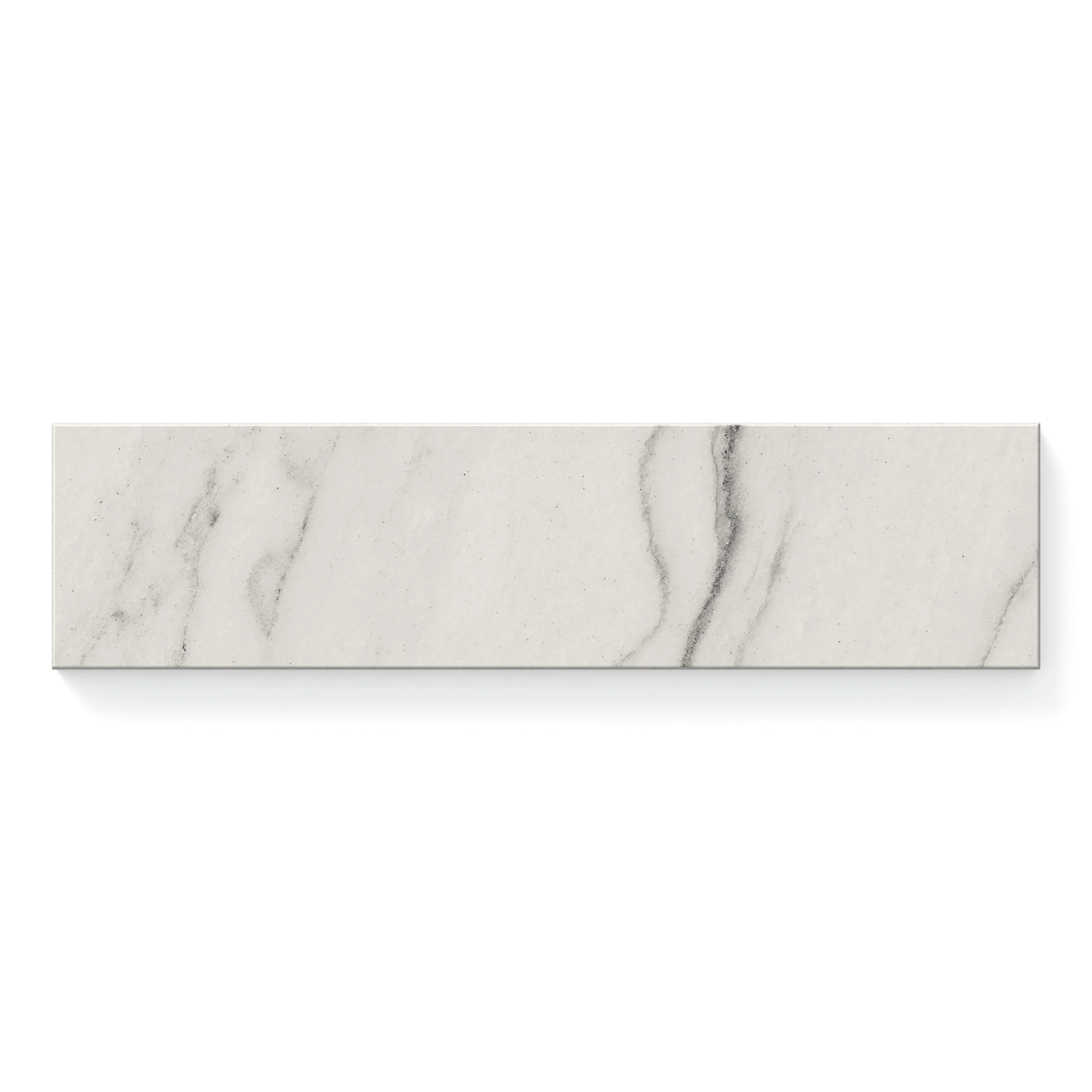 Aniston 3x12 Polished Porcelain Tile in Calacatta Quarzite - Image 4