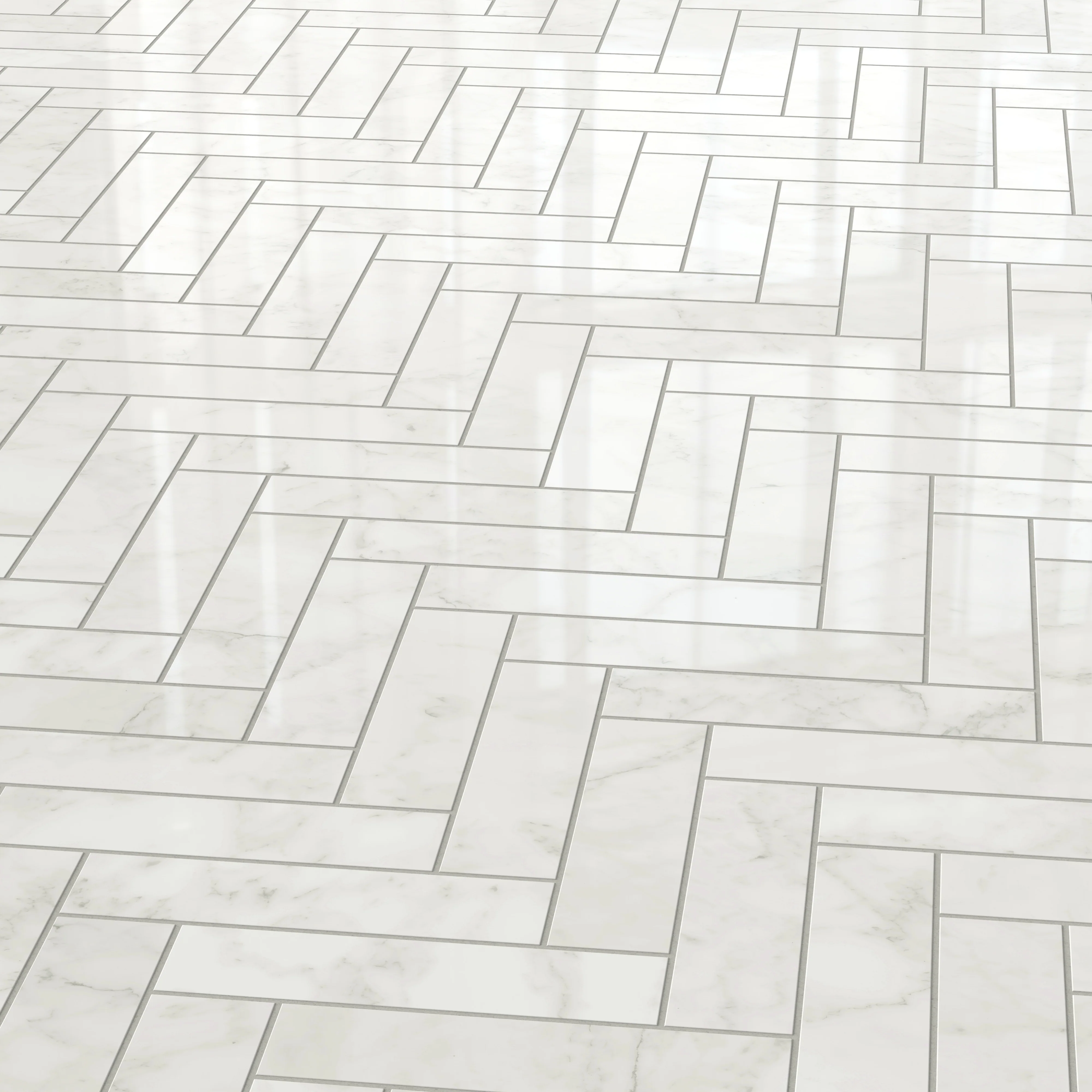 Aniston 3x12 Polished Porcelain Tile in Carrara Bianco - Image 11
