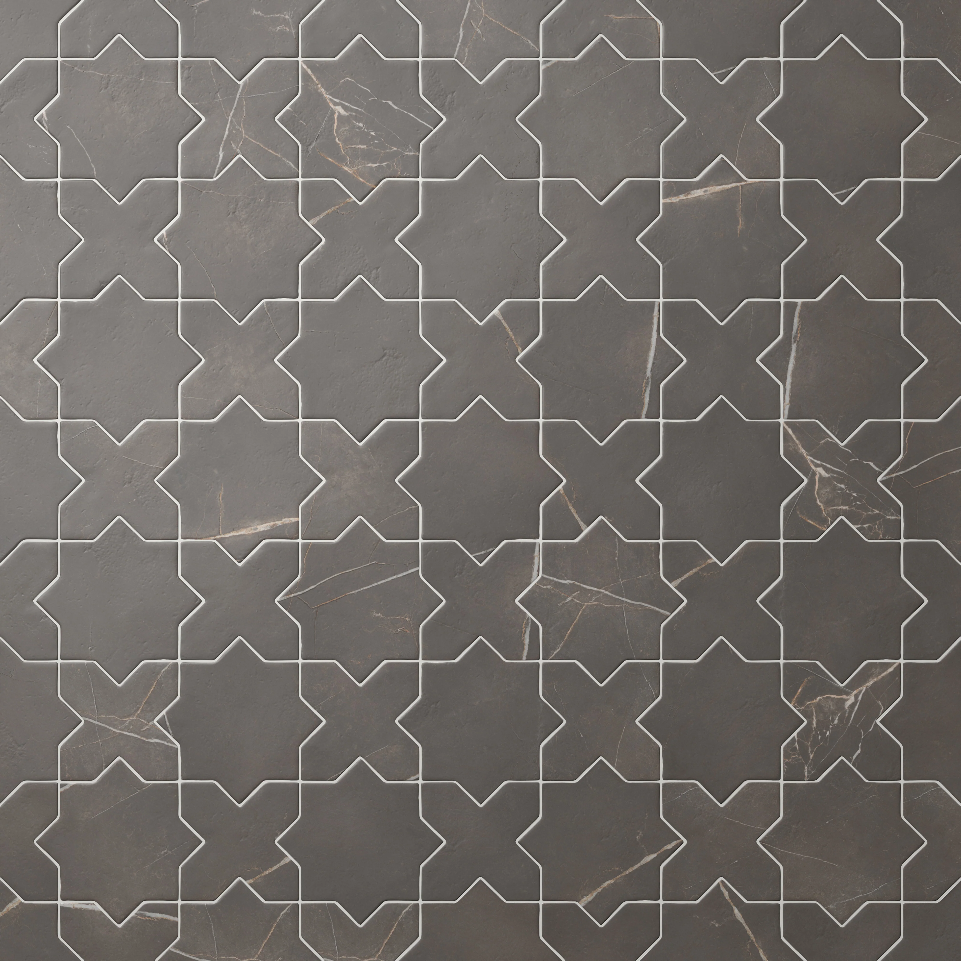 Aslan 6x12 Porcelain Tile Star in Imperial and Cross in Imperial - Image 4