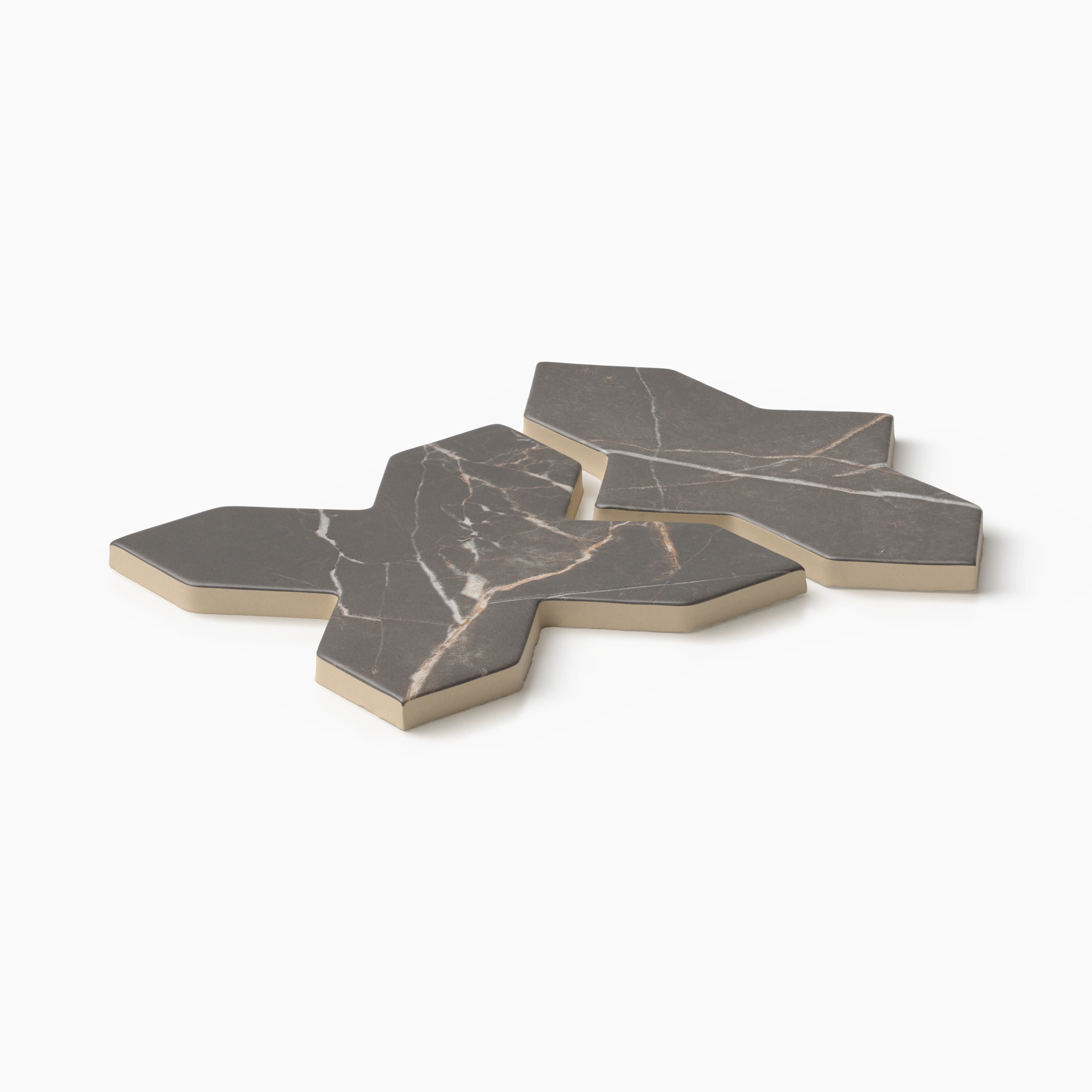 Aslan 8x8 Porcelain Tile Shield in Imperial and Cross in Imperial - Image 3