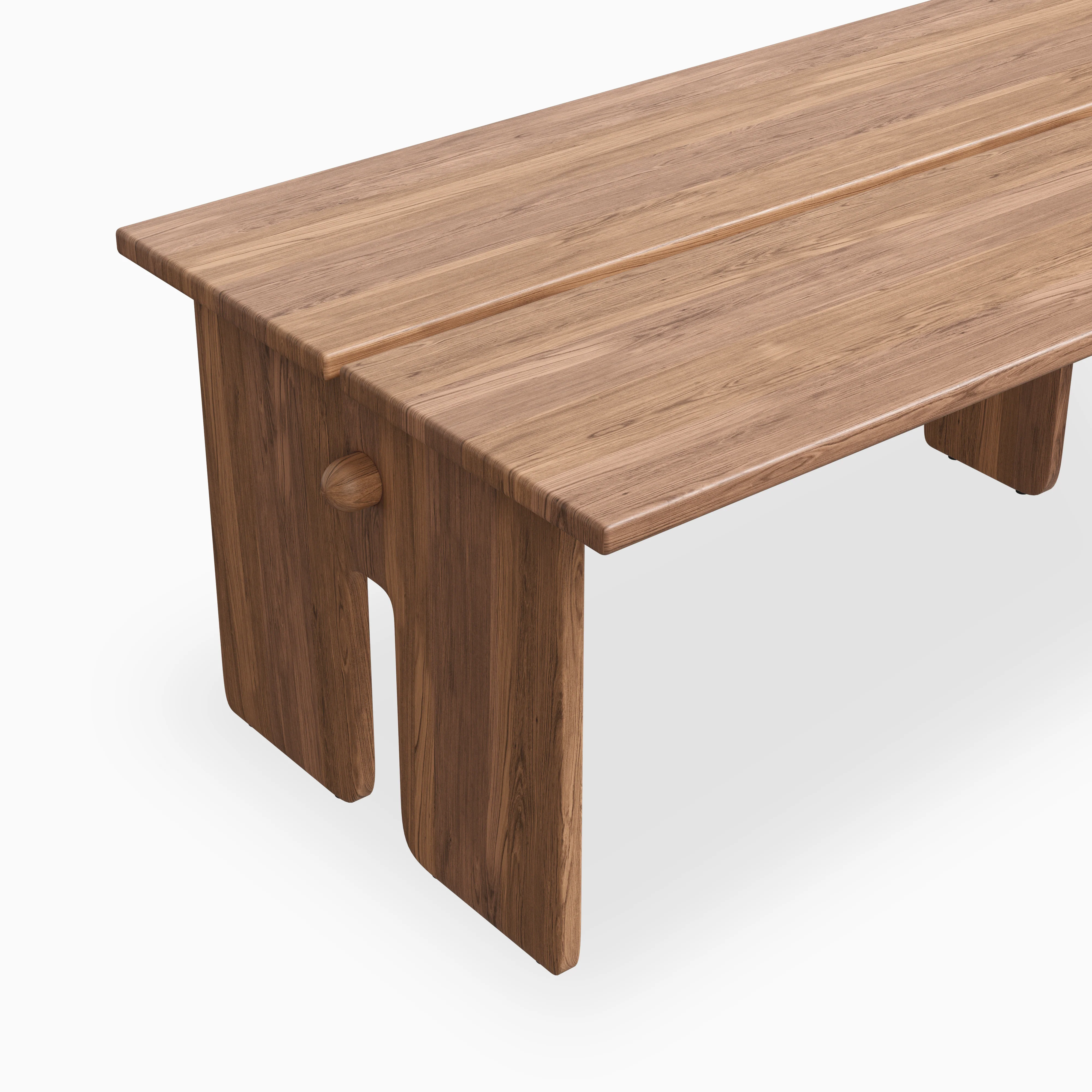 Bastien Walnut Dining_Table in Matte, 120" x 42" - Image 4