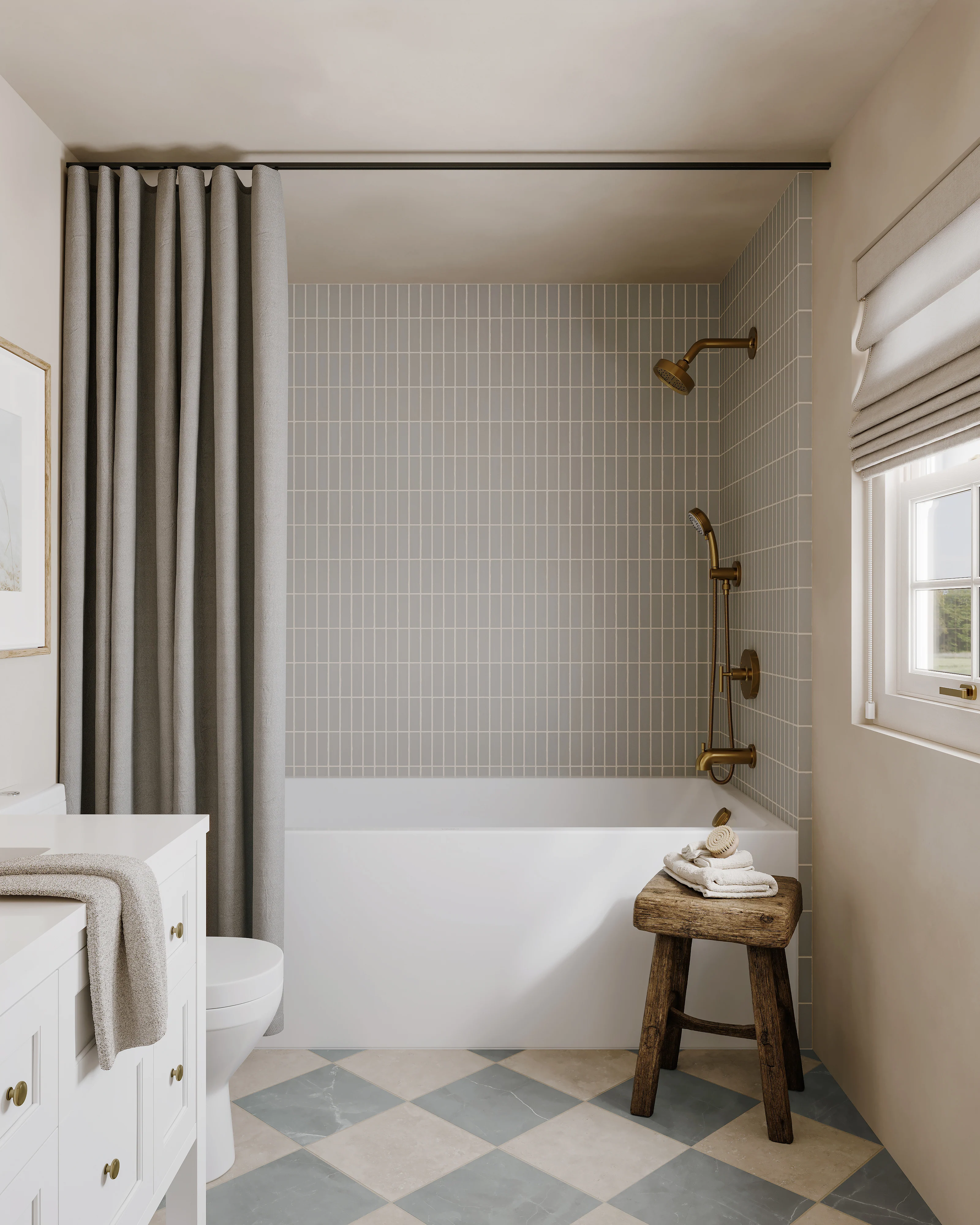 Bridgette 36" Single Vanity in Bright White with 3 cm White Zeus Quartz Top - Image 9