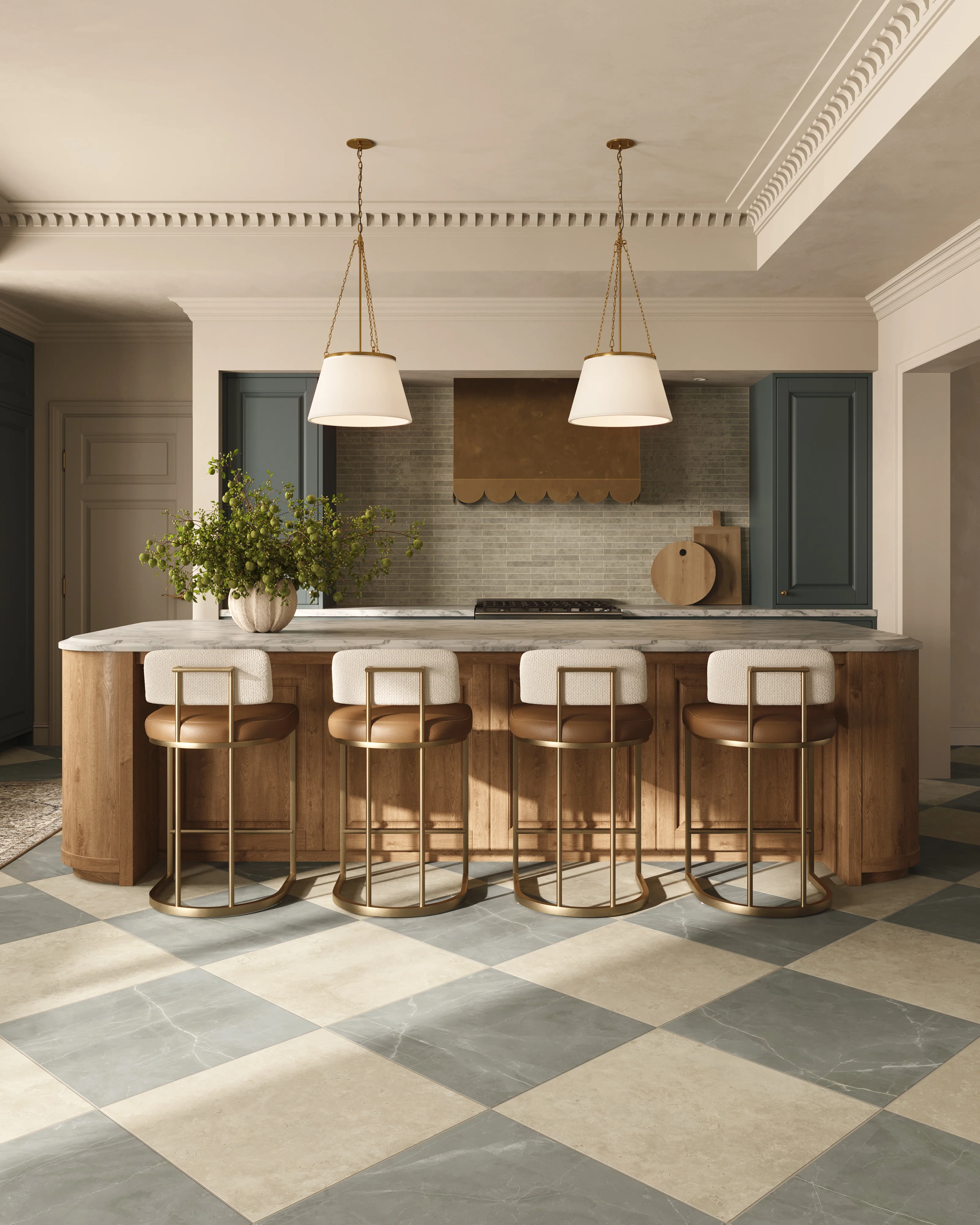 Charlise Rug in Bone / Denim - Image 6