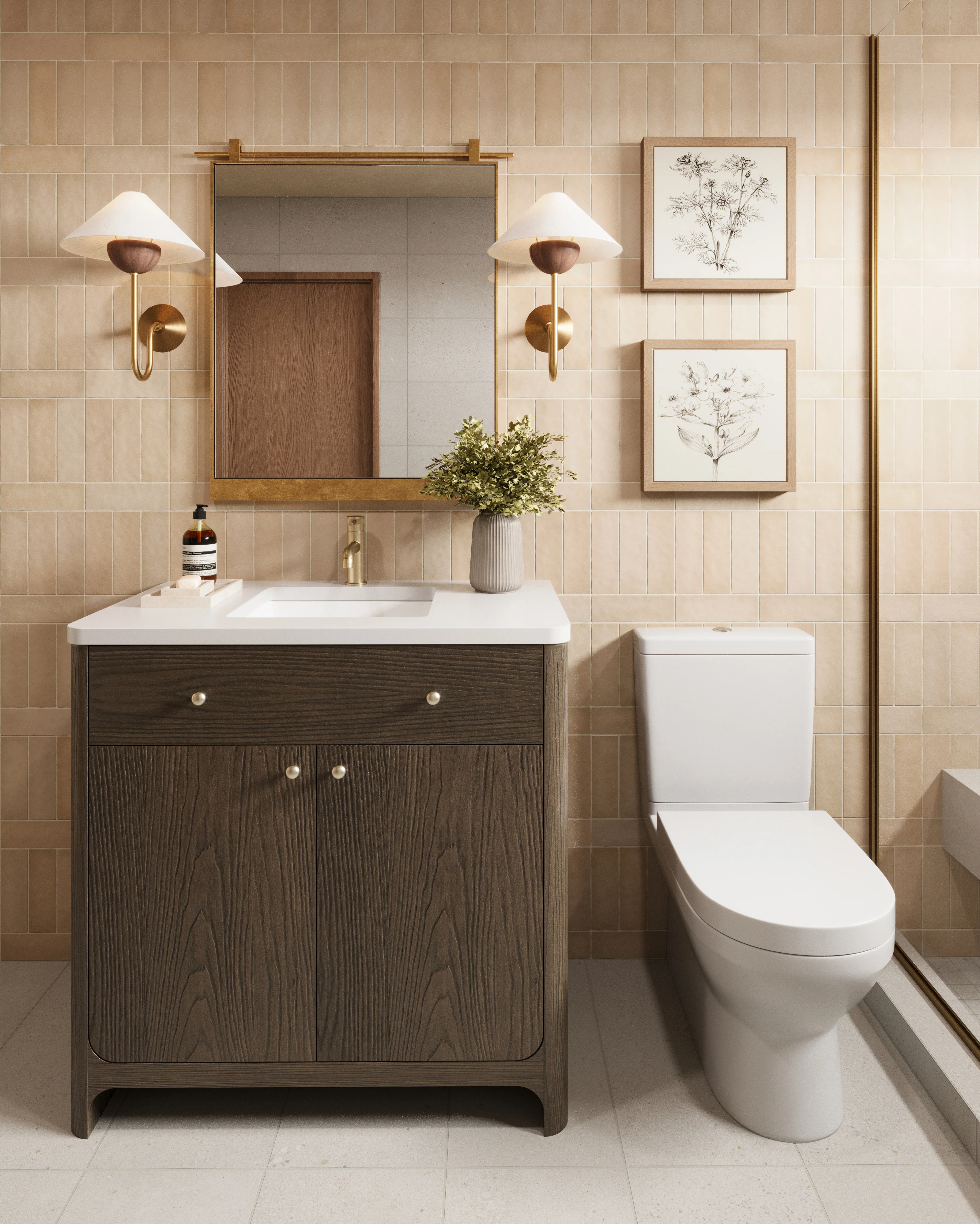 Sloane 12x24 Matte Porcelain Tile in Pearl - Image 10