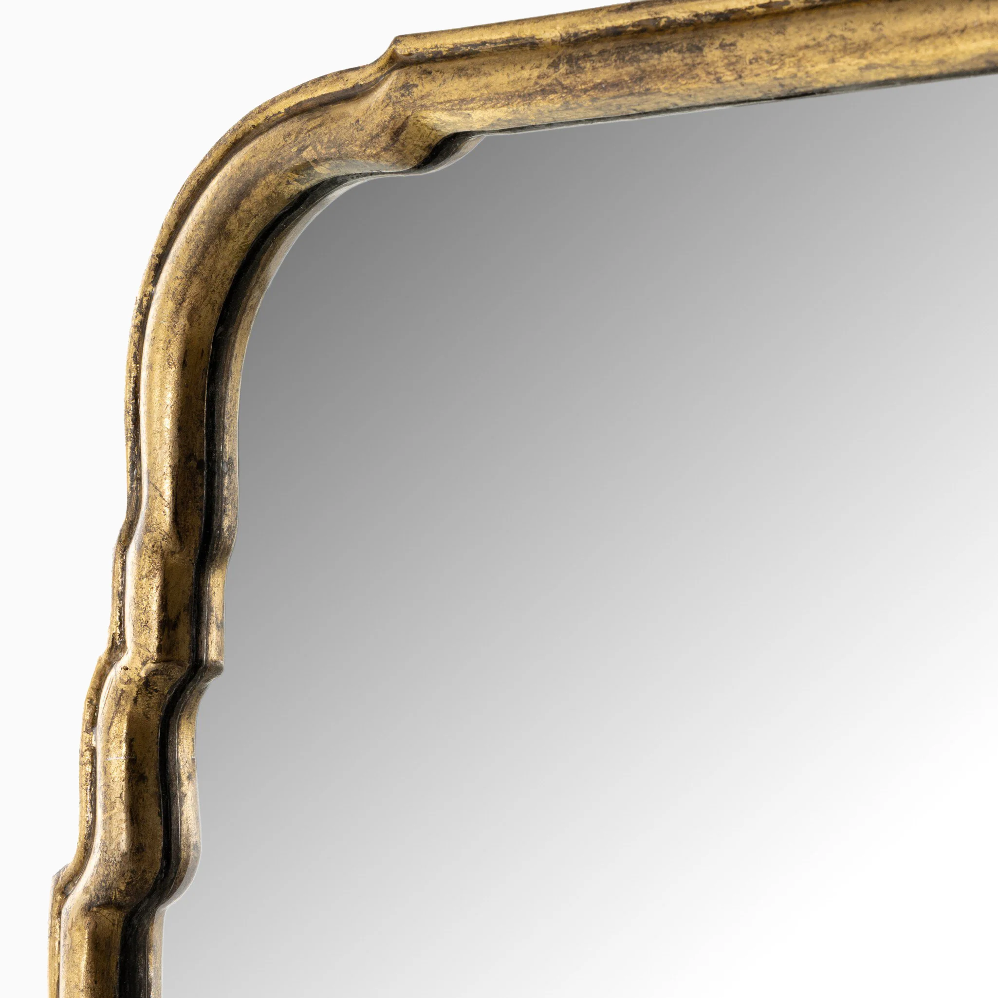 Clementine  Mirror in Antiqued Gold Leaf - Image 6