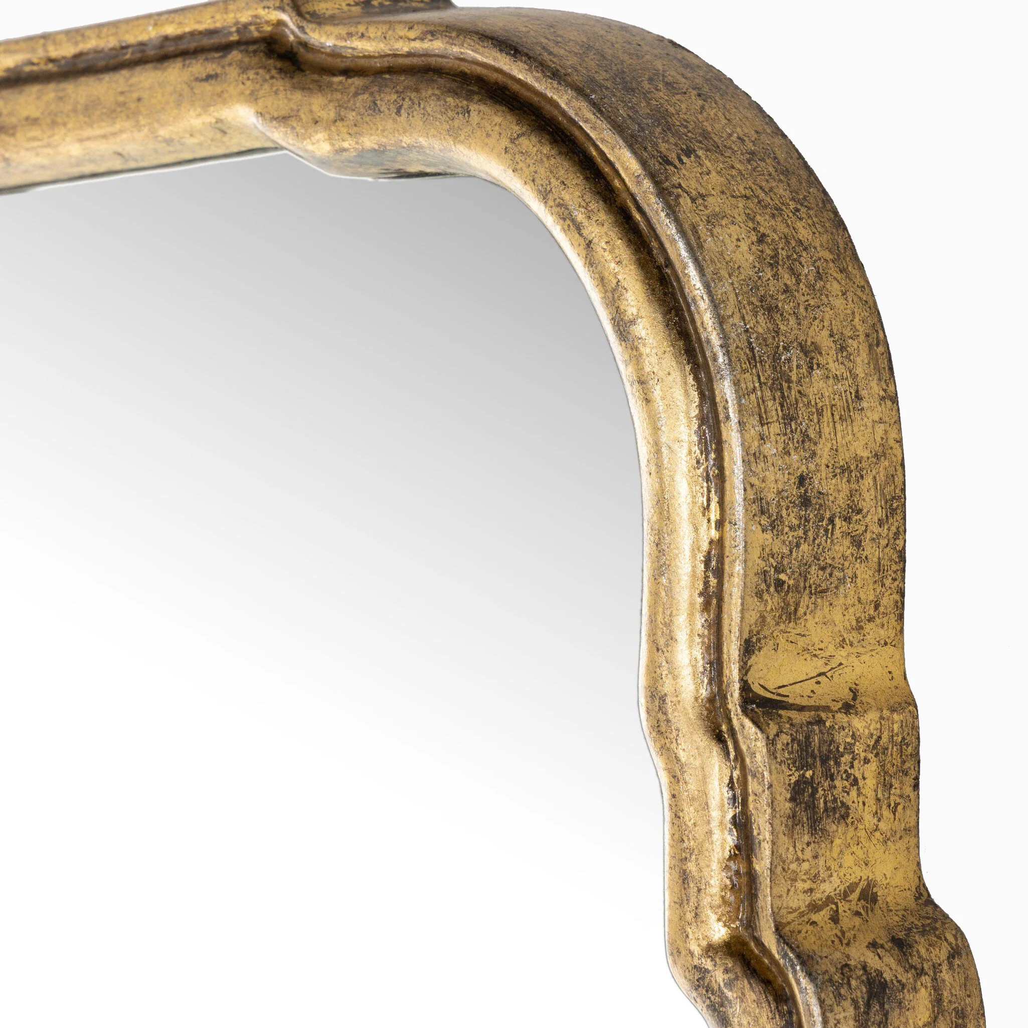 Clementine  Mirror in Antiqued Gold Leaf - Image 7