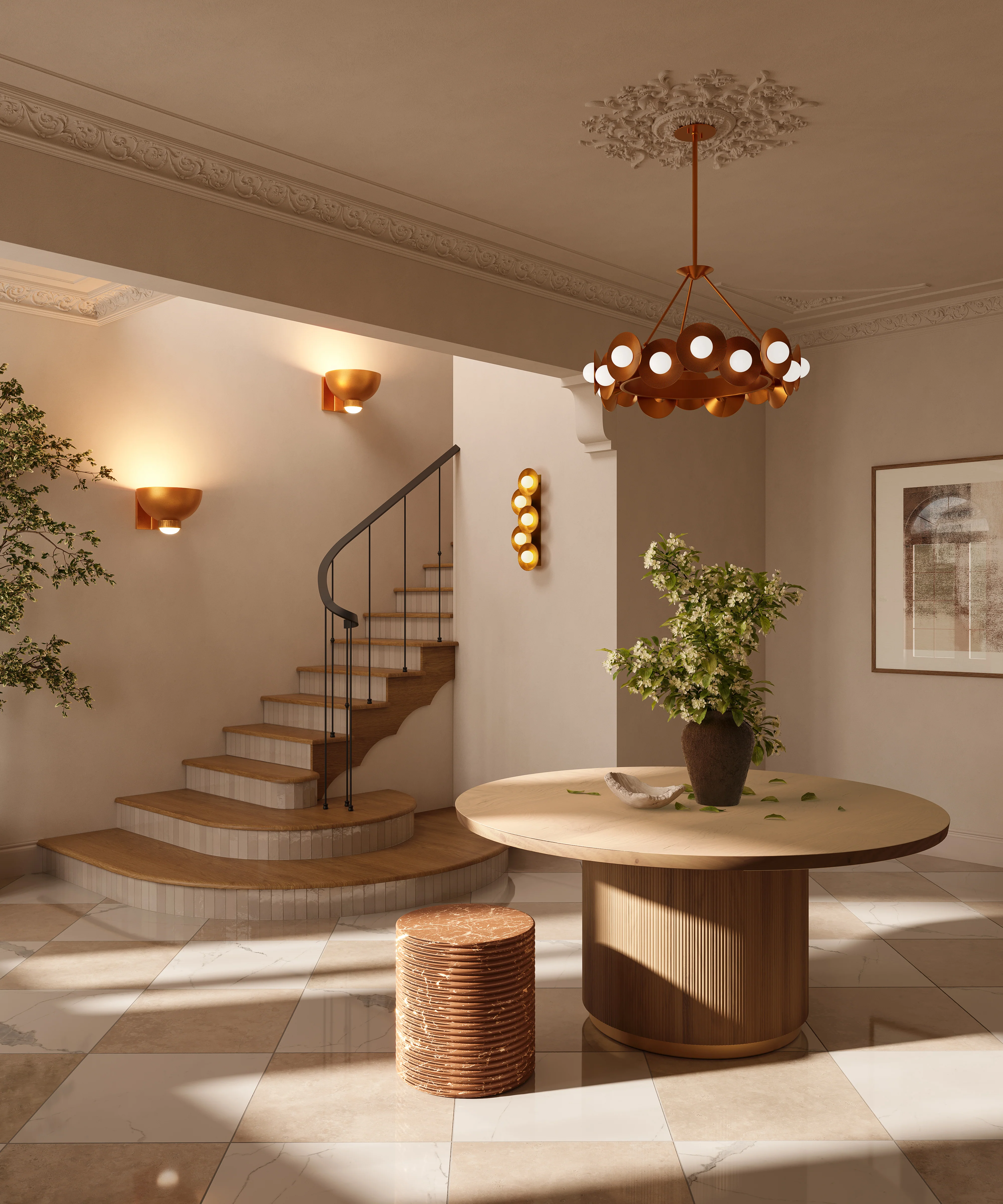 Cleo 2x6 Glossy Ceramic Tile in Cream - Image 15