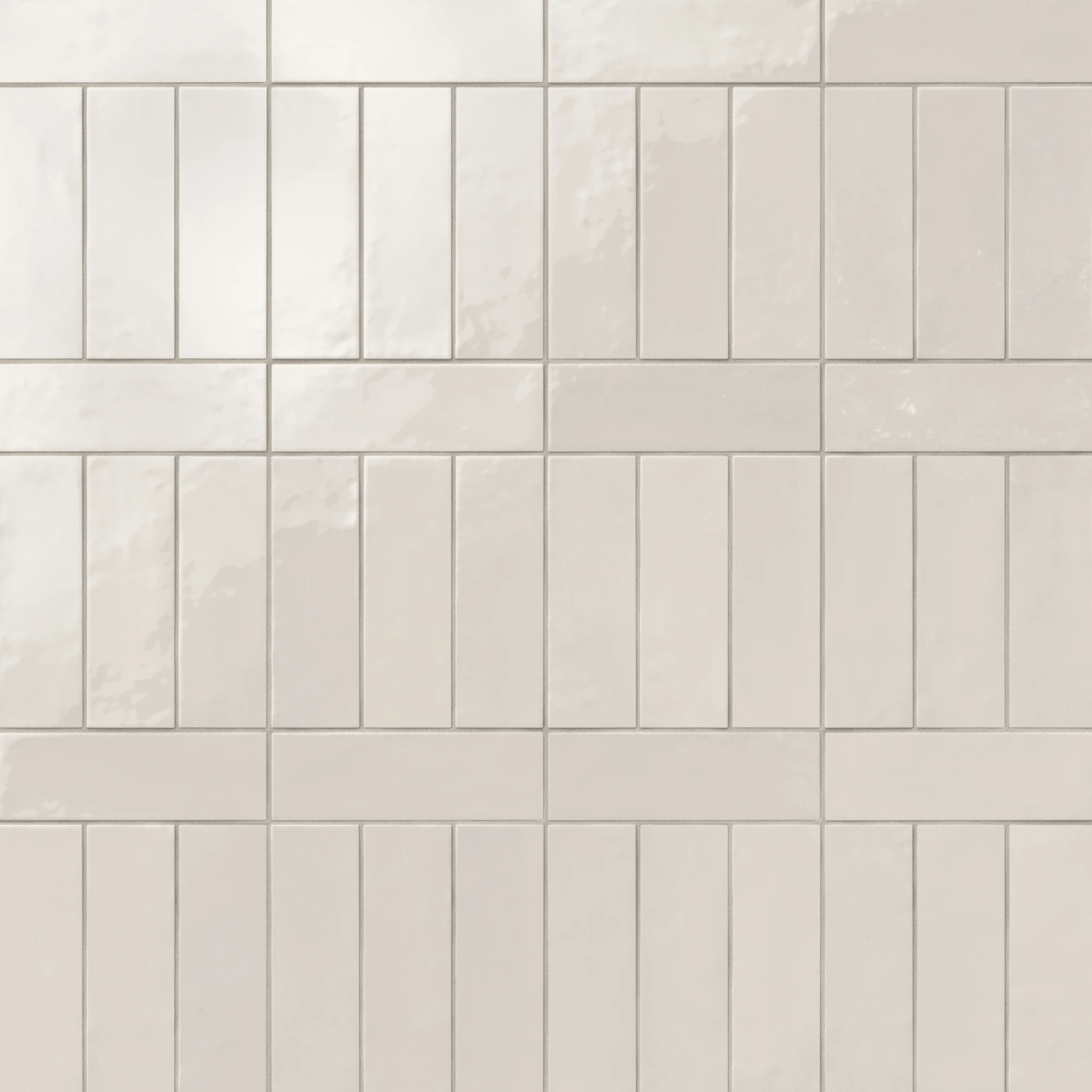 Cleo 2x6 Glossy Ceramic Tile in Cream - Image 6