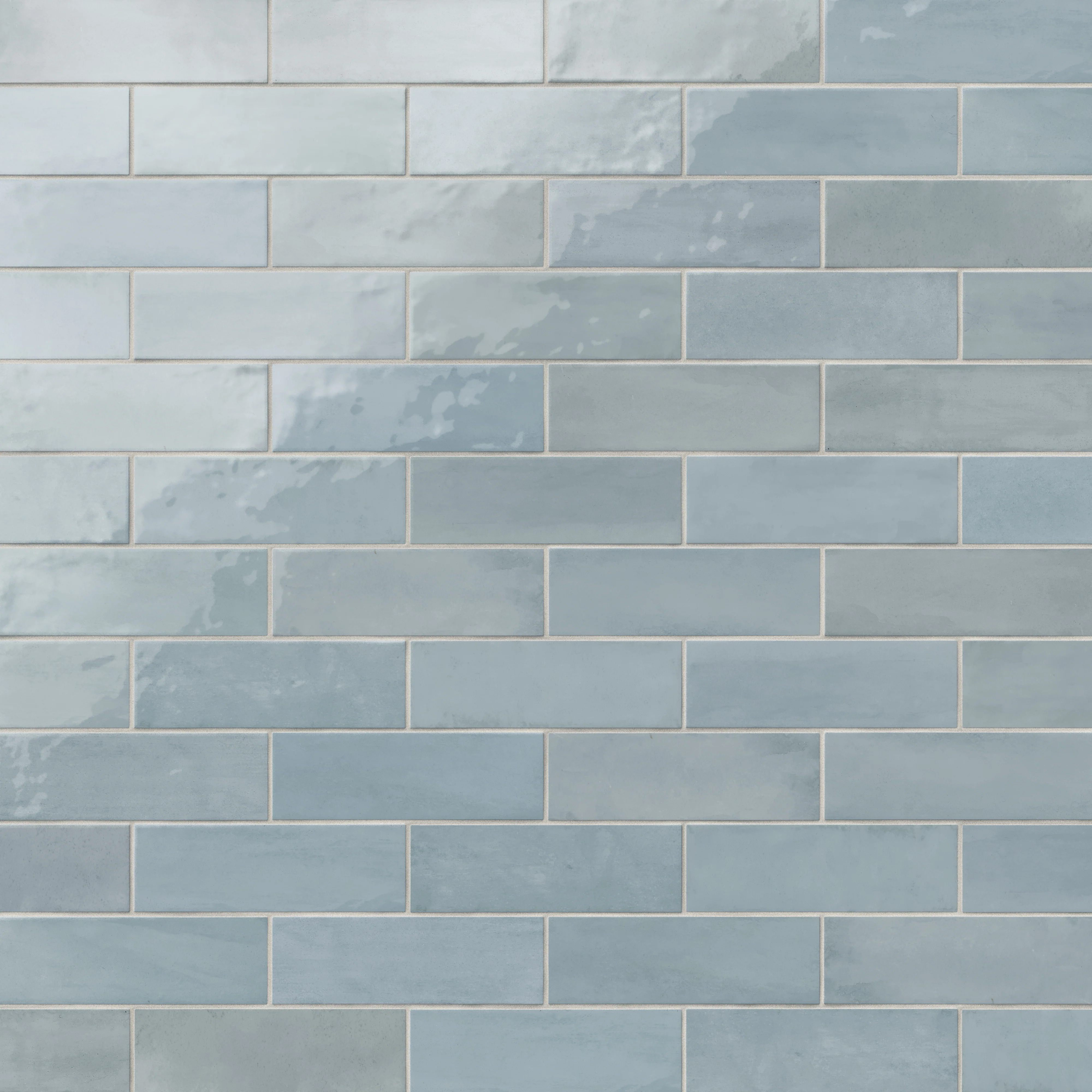 Cleo 2x6 Glossy Ceramic Tile in Sky - Image 5