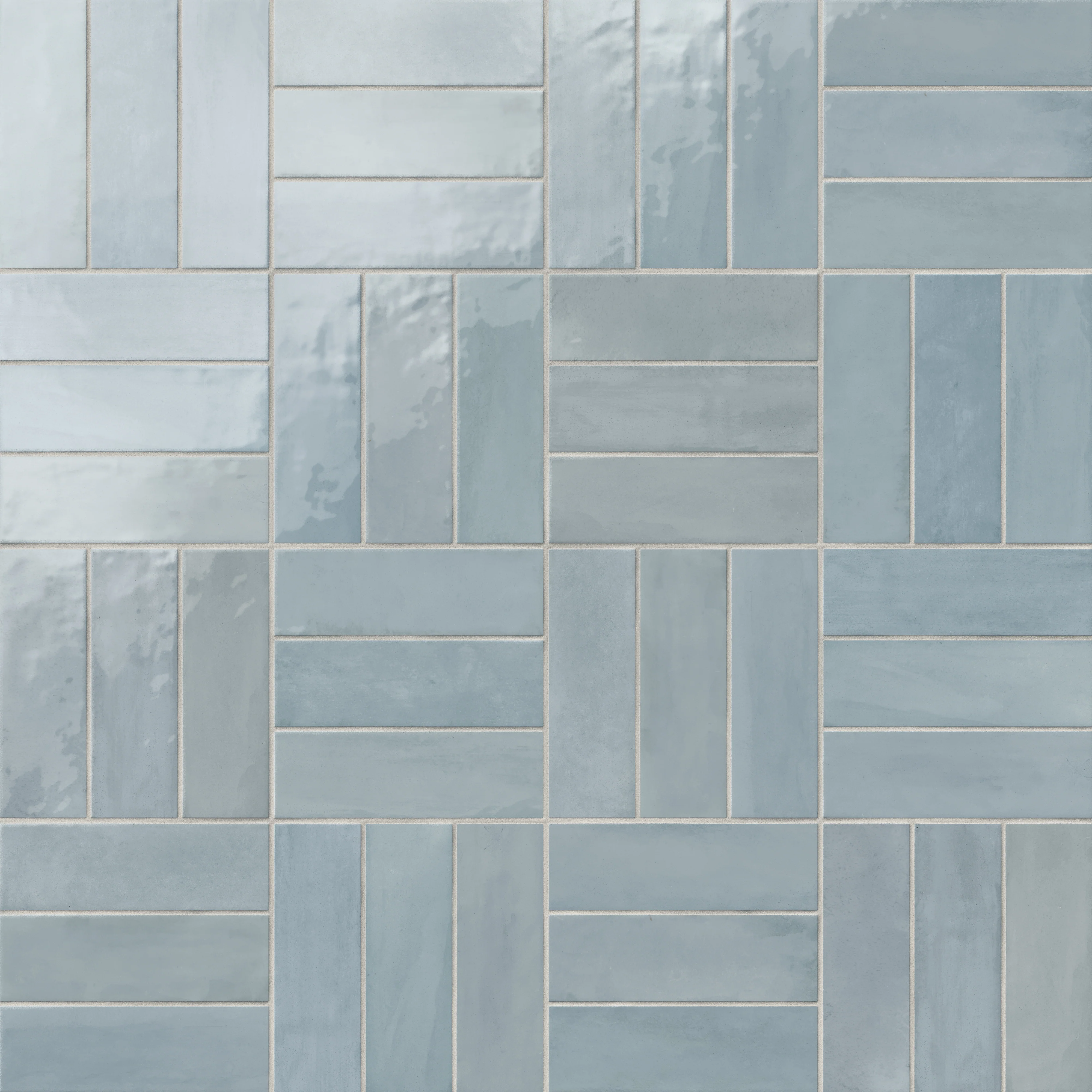Cleo 2x6 Glossy Ceramic Tile in Sky - Image 8