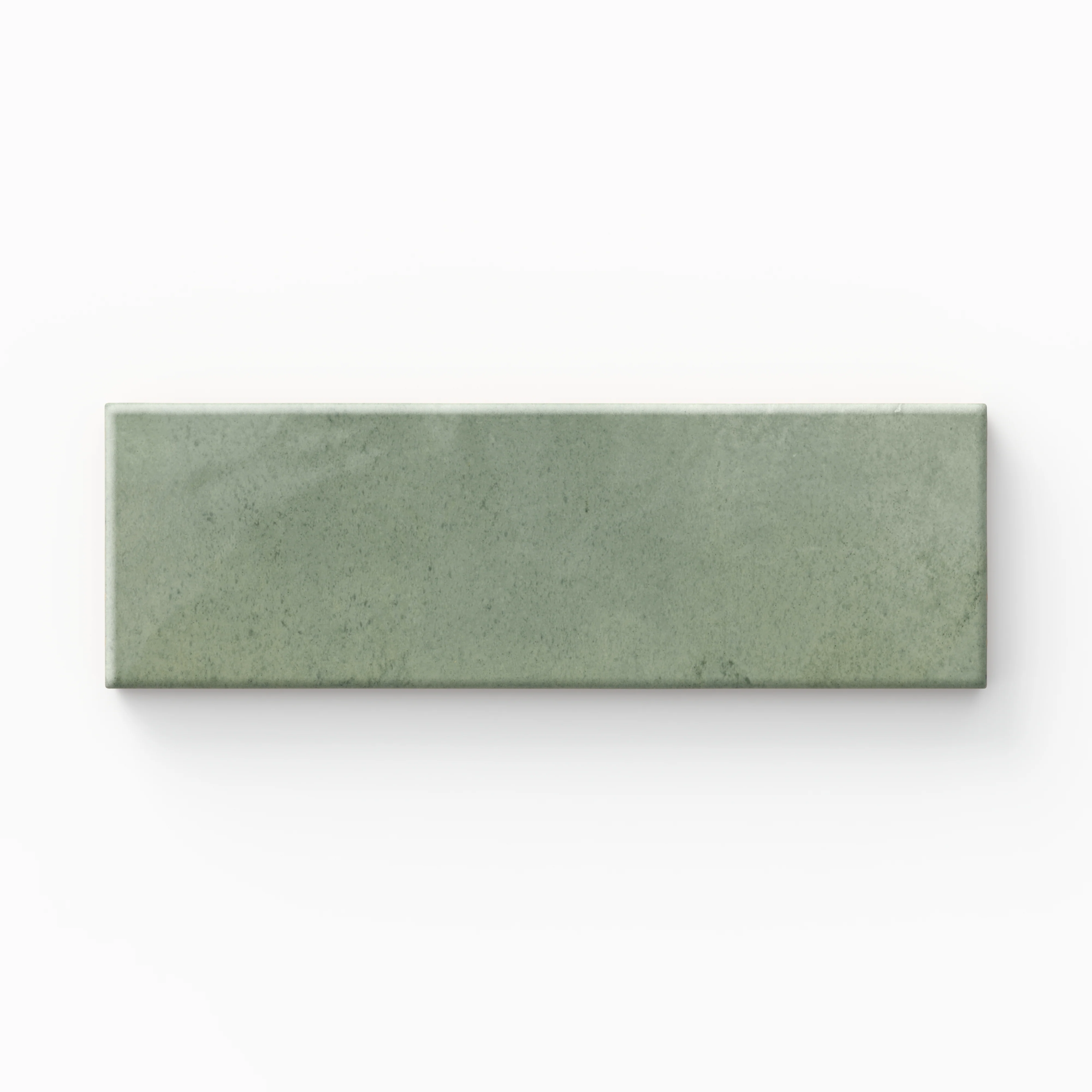 Cleo 2x6 Glossy Ceramic Tile in Sage - Image 3