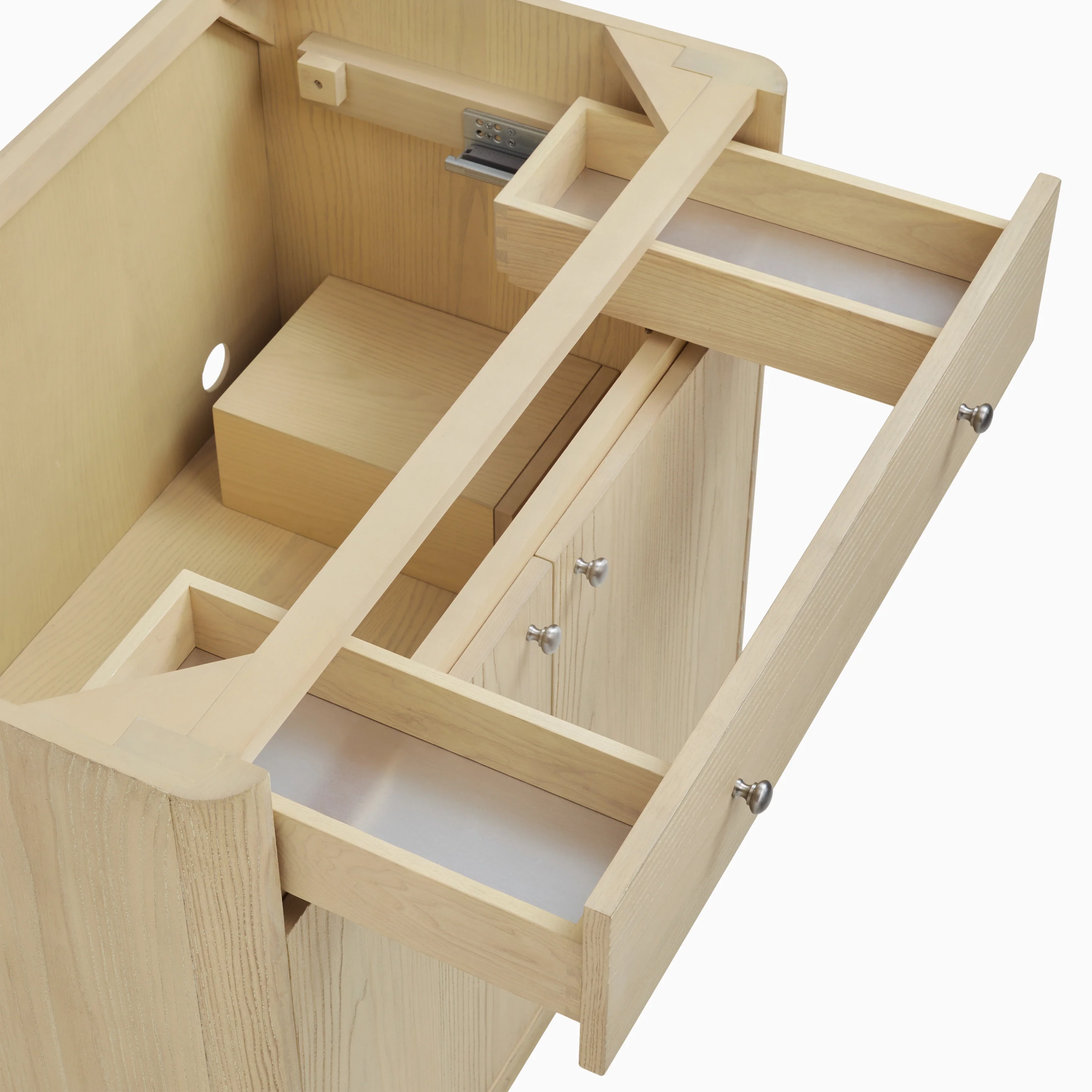 Colton 36" Single Vanity in Coastal Driftwood with 3 cm White Zeus Quartz Top - Image 6