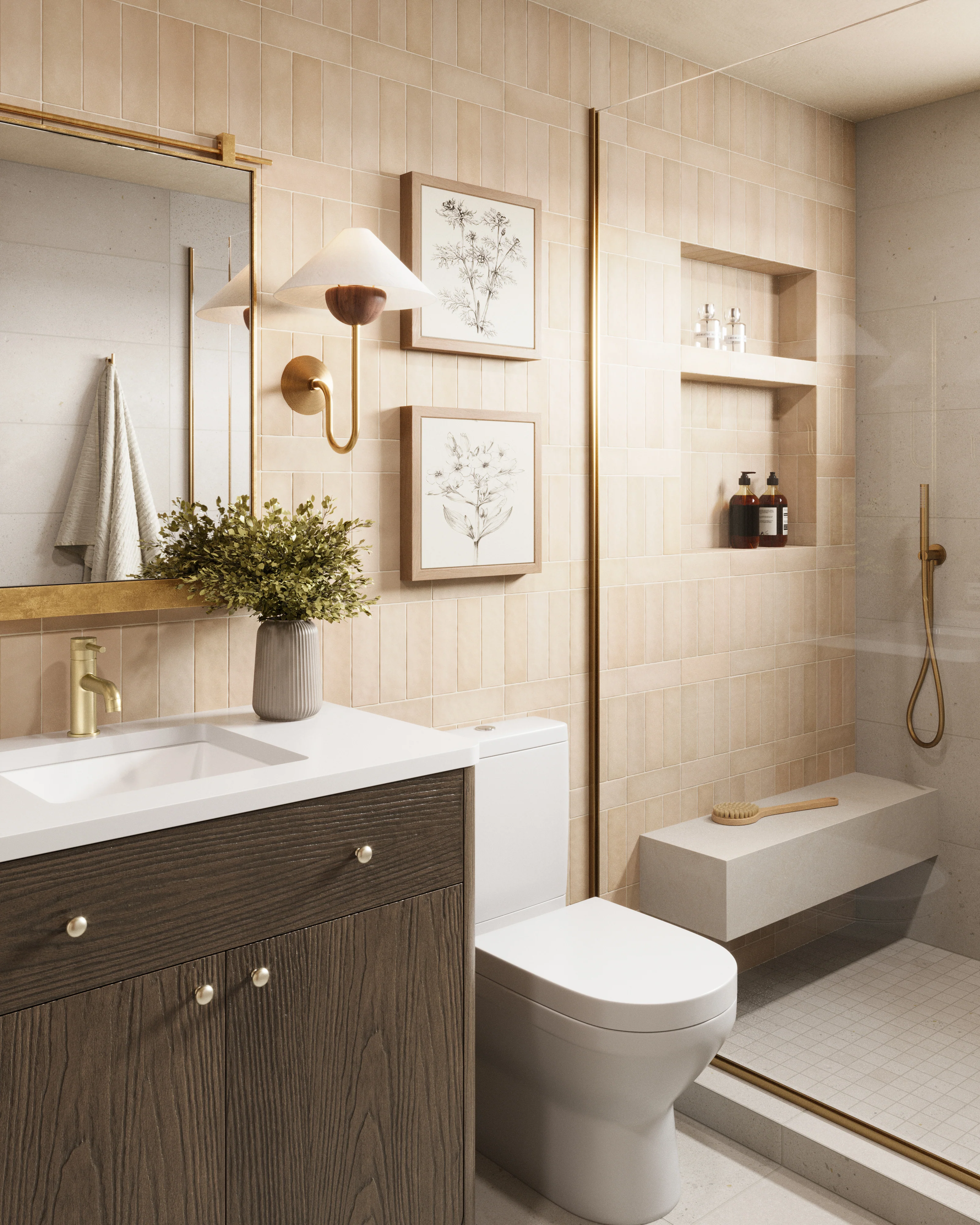 Sloane 12x24 Matte Porcelain Tile in Pearl - Image 11