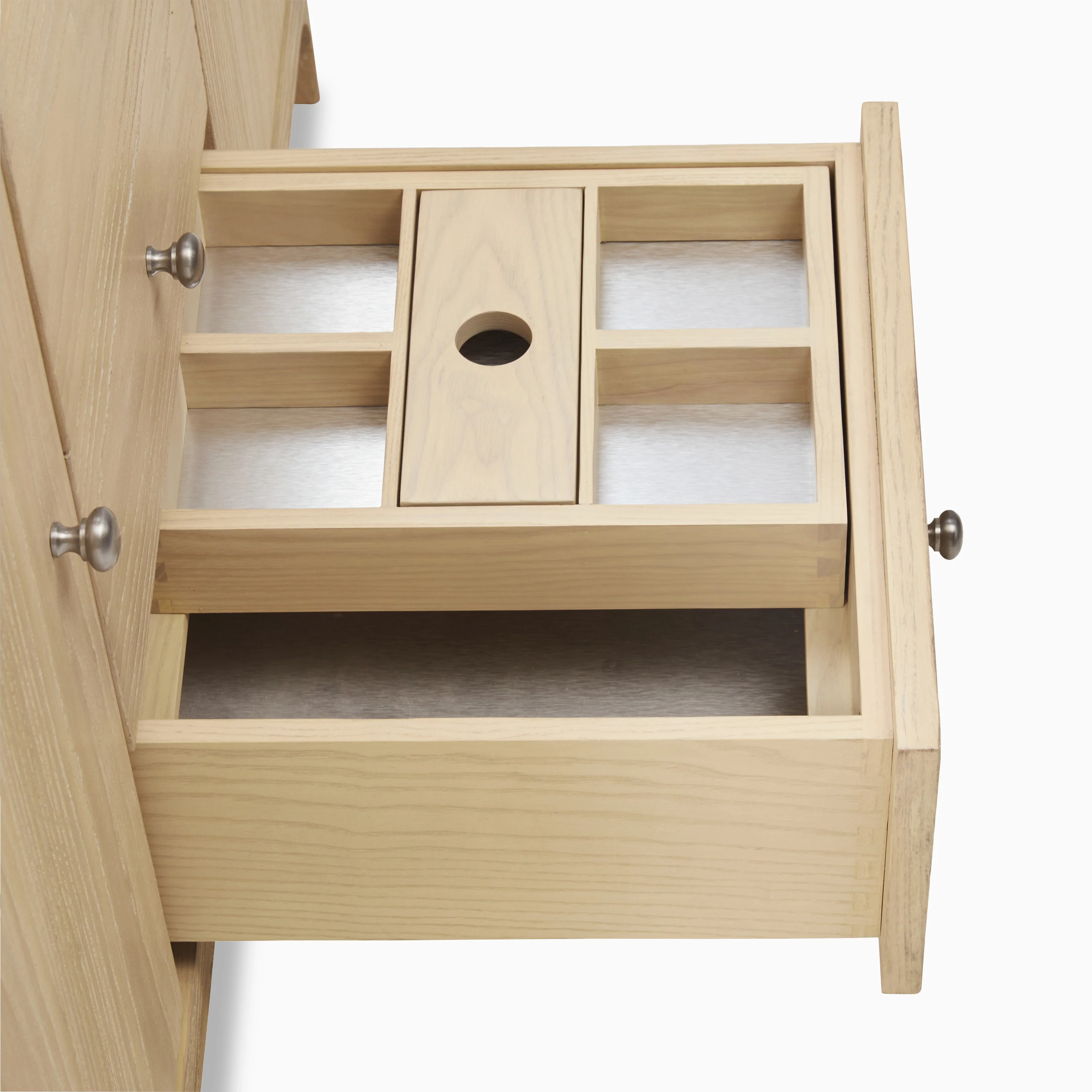 Colton 48" Single Vanity in Coastal Driftwood with 3 cm White Zeus Quartz Top - Image 7