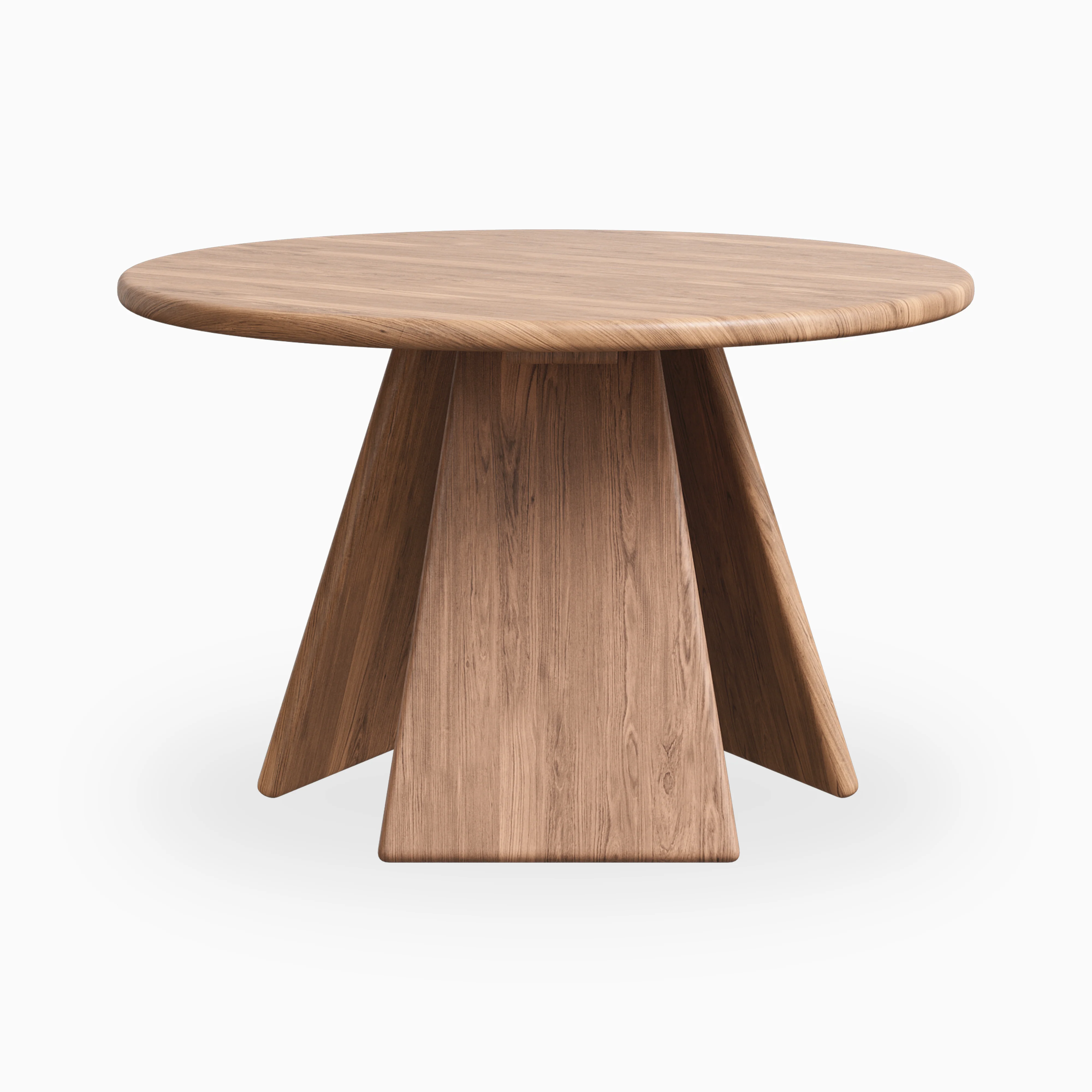 Corentin Walnut Round Dining Table in Matte, 48" - Image 3