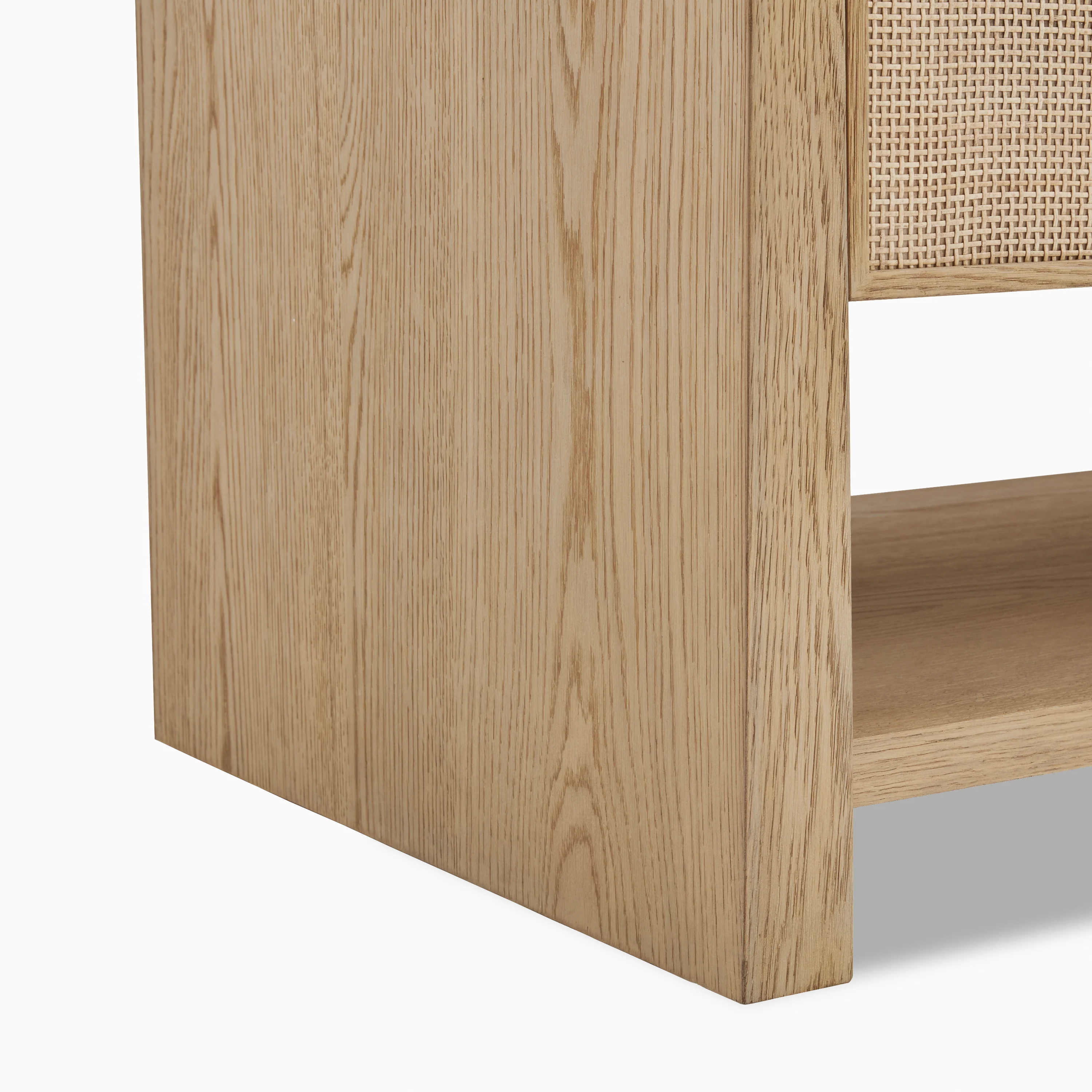 Delilah 36" Single Vanity in Seaside Oak with 3 cm White Zeus Quartz Top - Image 4