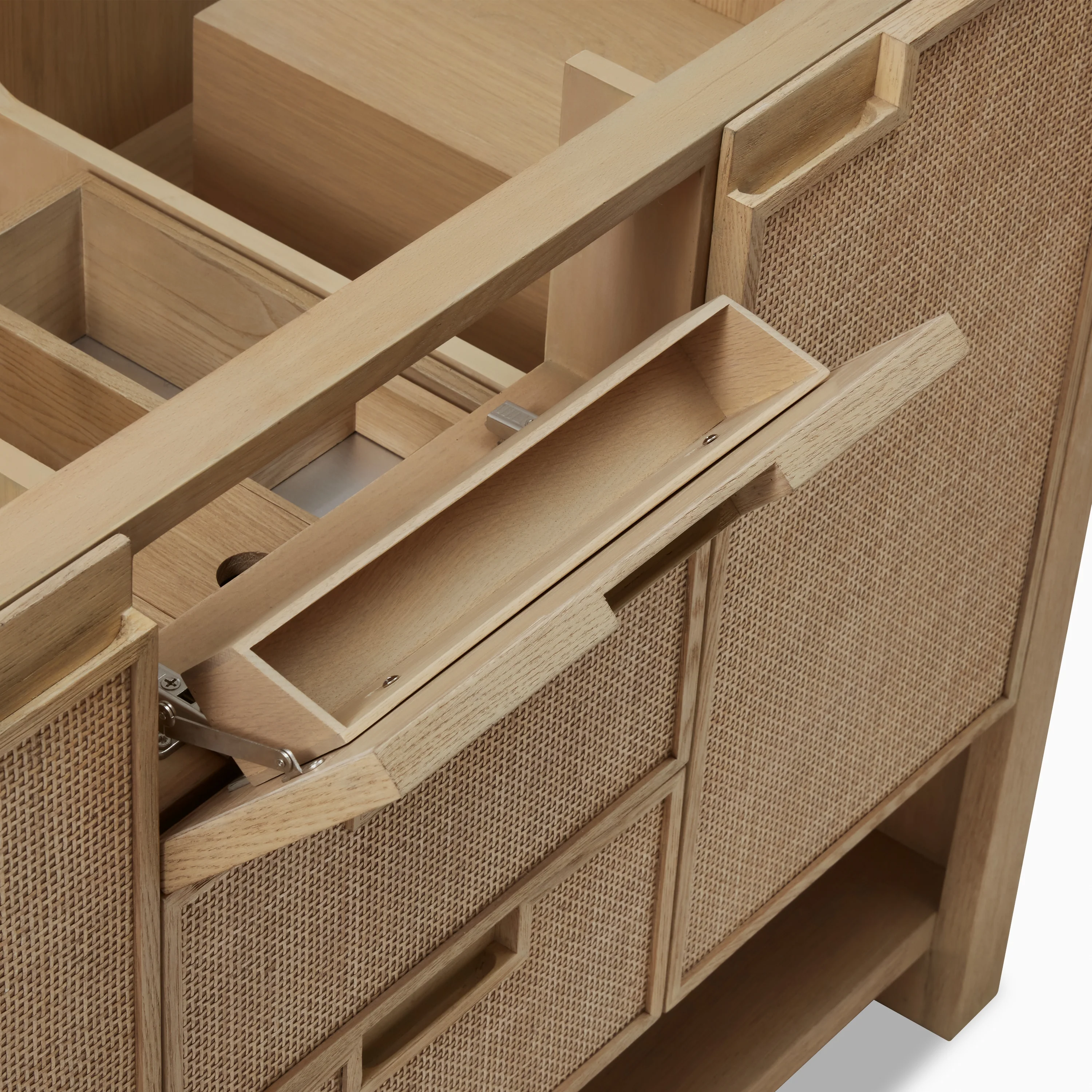 Delilah 48" Single Vanity in Seaside Oak with 3 cm White Zeus Quartz Top - Image 9