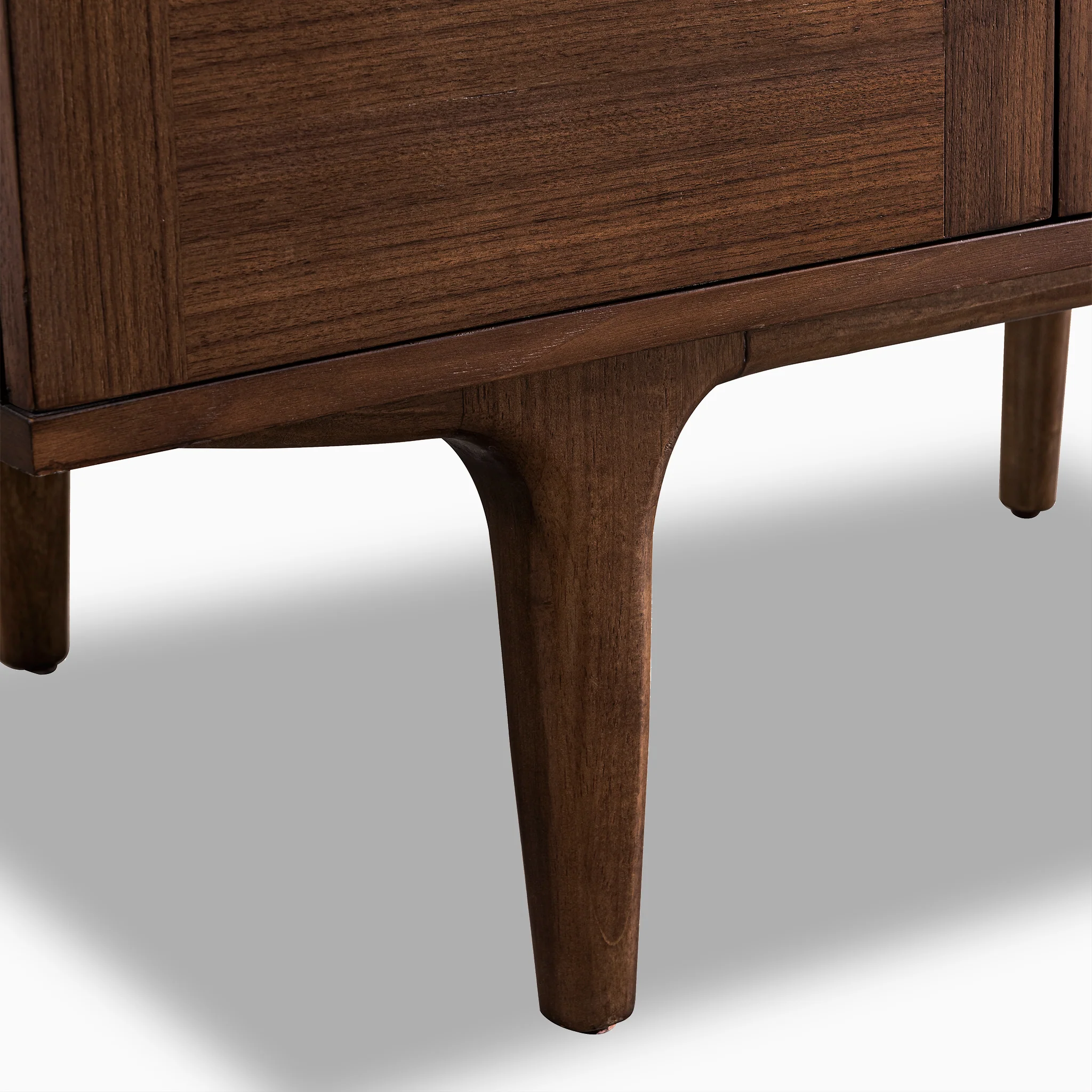 Demi 30" Single Vanity in Mid-Century Walnut with 3 cm White Zeus Quartz Top - Image 5