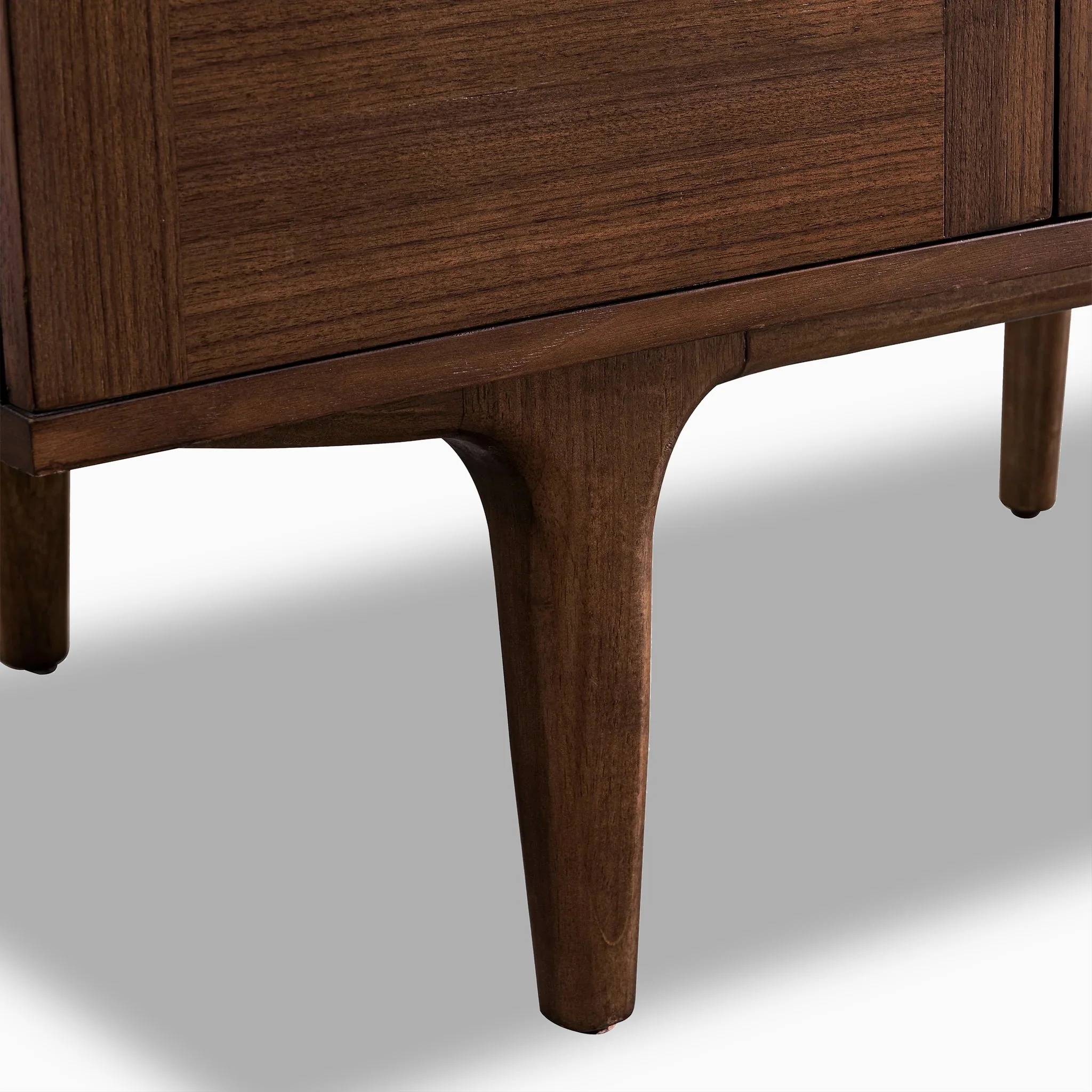 Demi 72" Double Vanity in Mid-Century Walnut with 3 cm White Zeus Quartz Top - Image 8