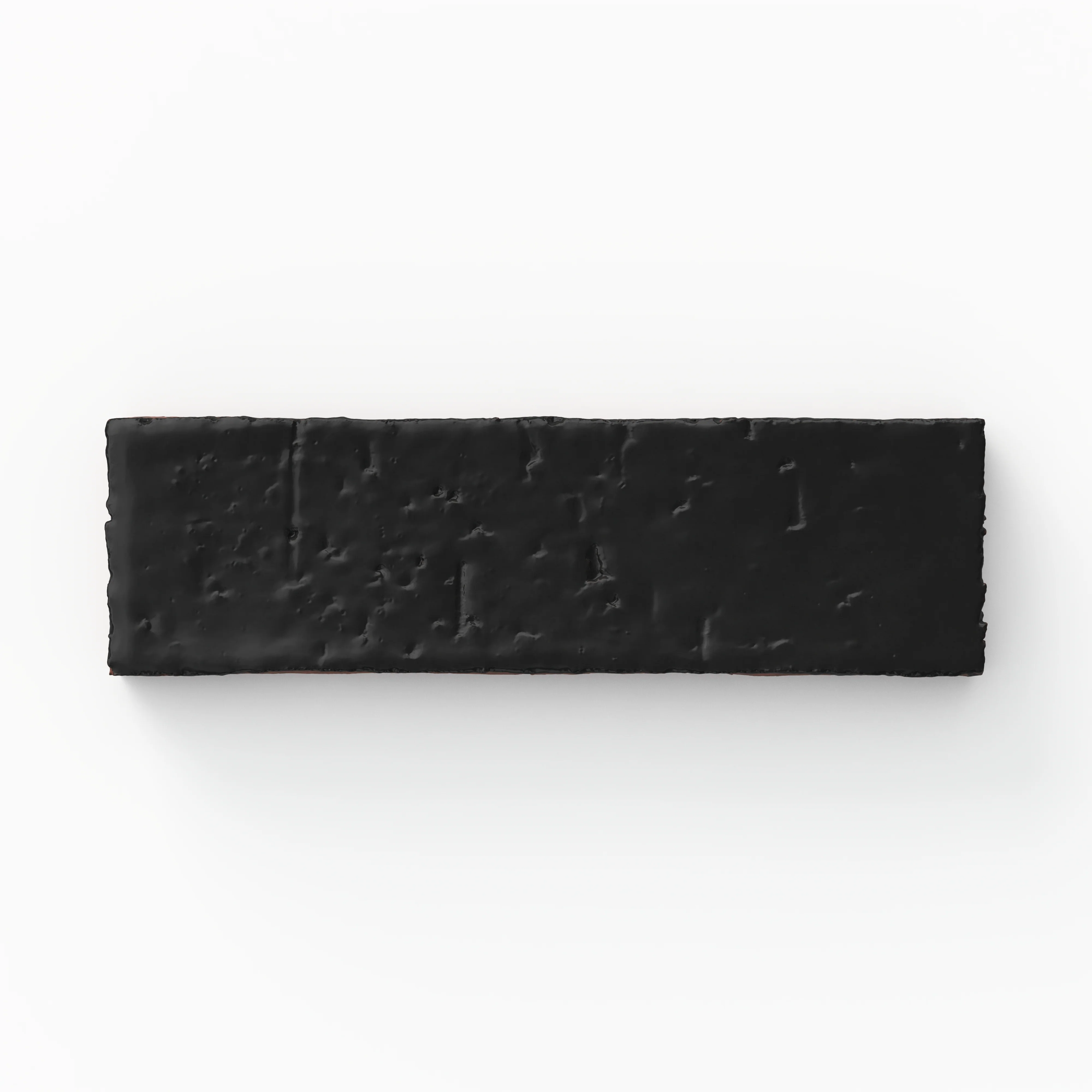 Elias 2x8 Glossy Brick Tile in Charcoal - Image 3