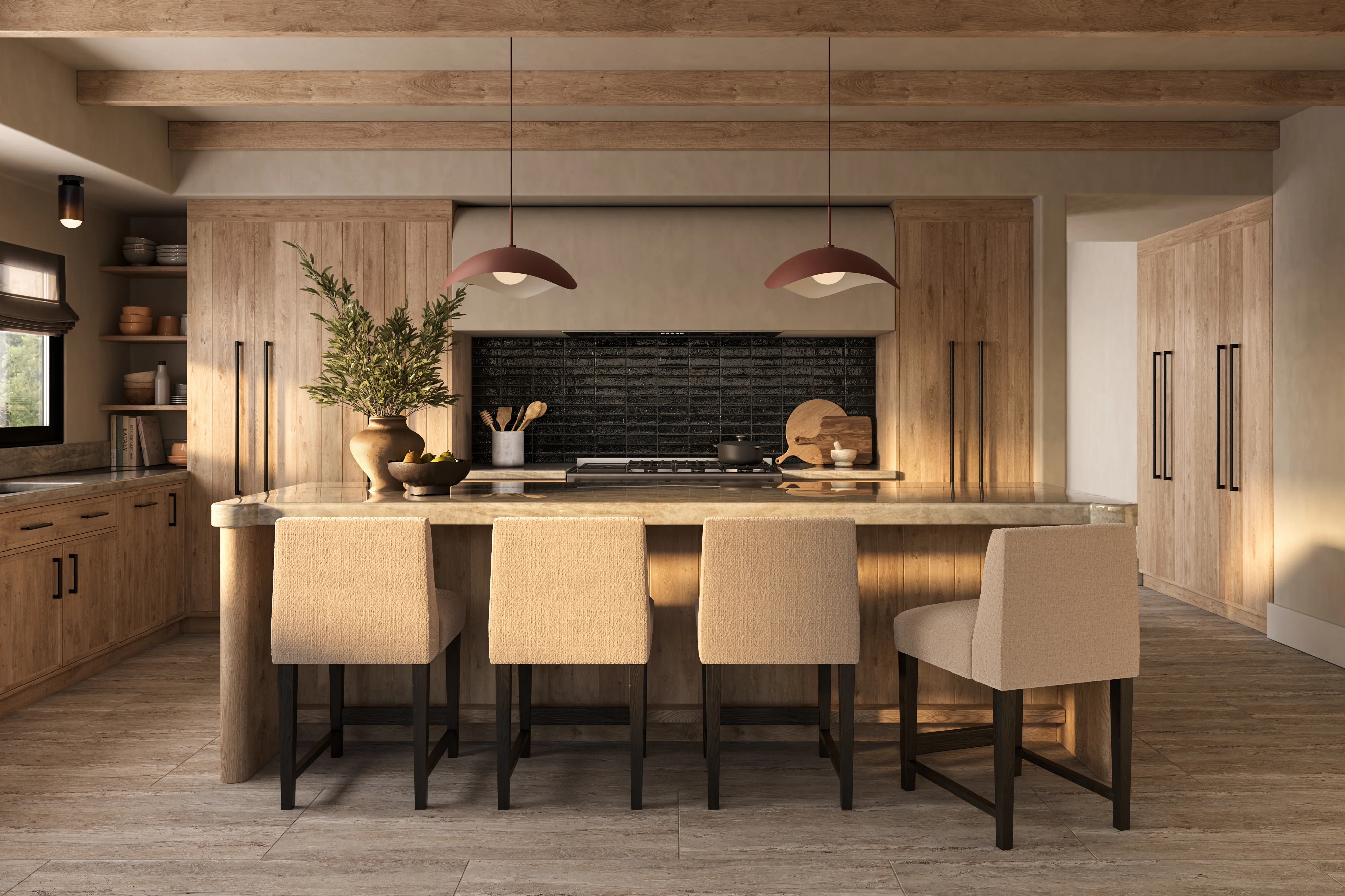 Elias 2x8 Glossy Brick Tile in Charcoal - Image 8