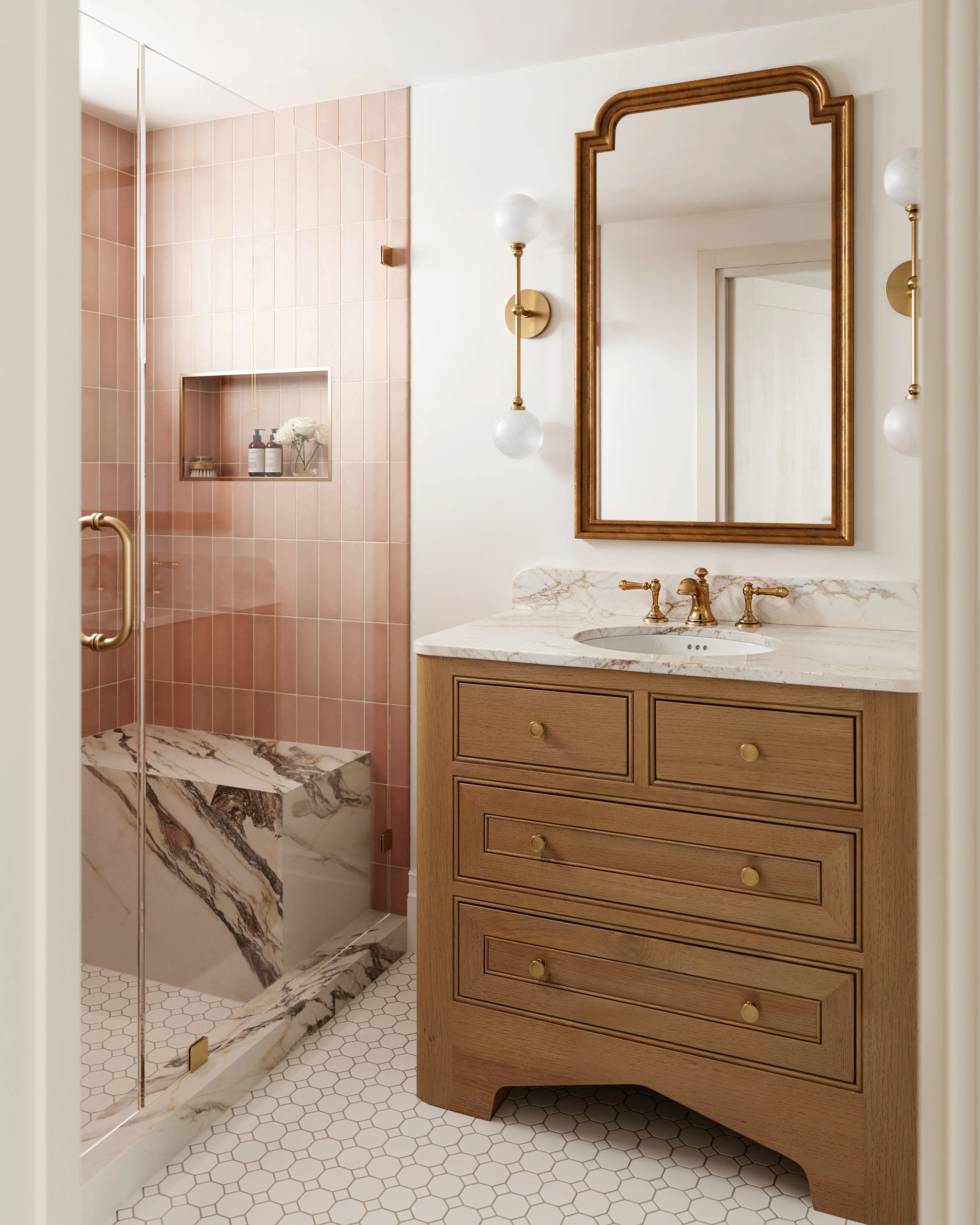 Ellie 2.5x8 Matte Ceramic Tile in Blush - Image 12