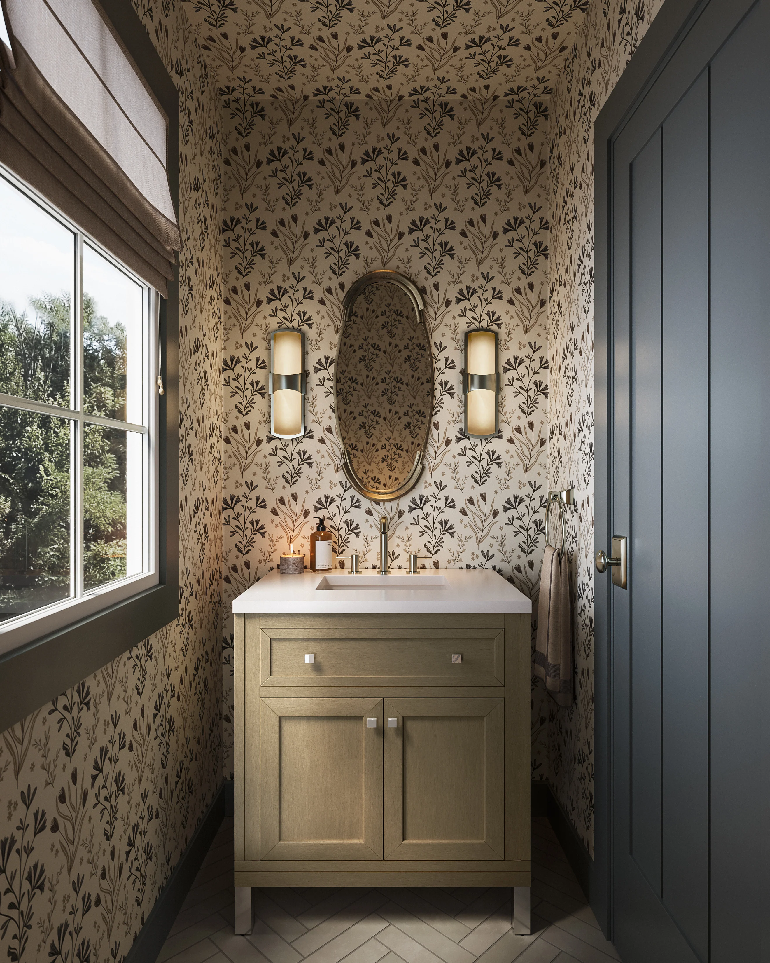 Esme 15" Wall Sconce in Polished Nickel - Image 4