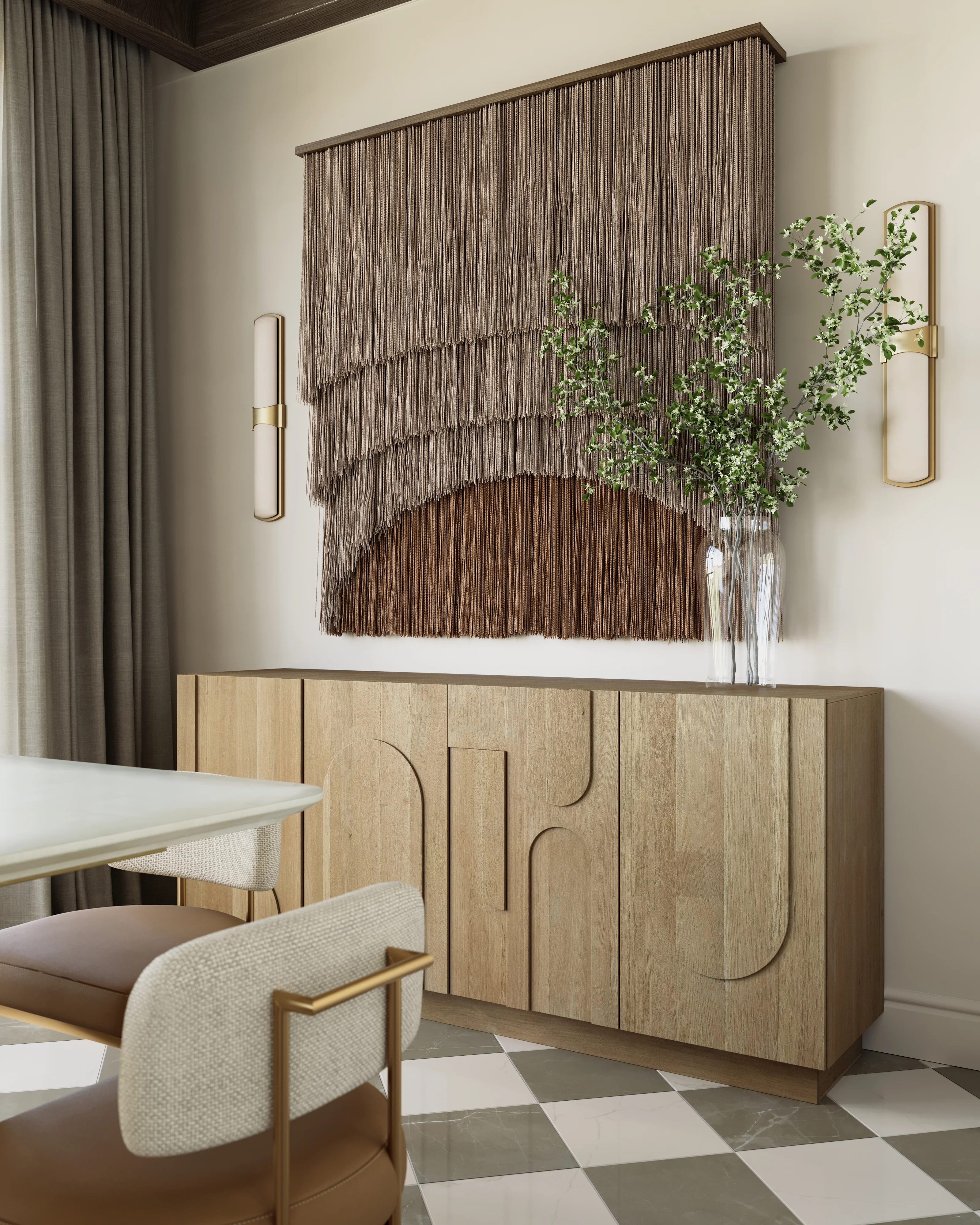 Esme 26" Wall Sconce in Aged Brass - Image 4