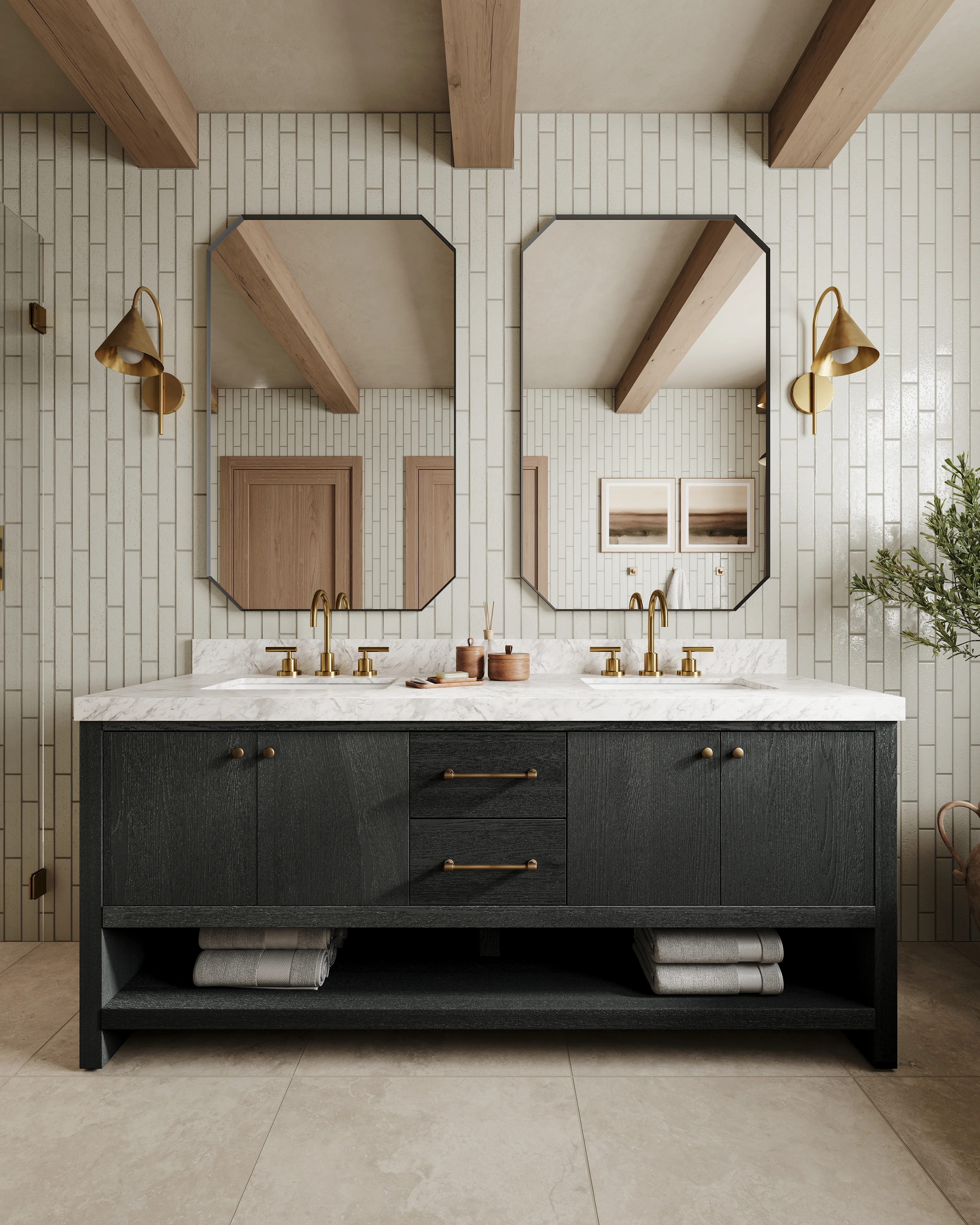 Fenton Wall Sconce in Light Antique Brass - Image 9