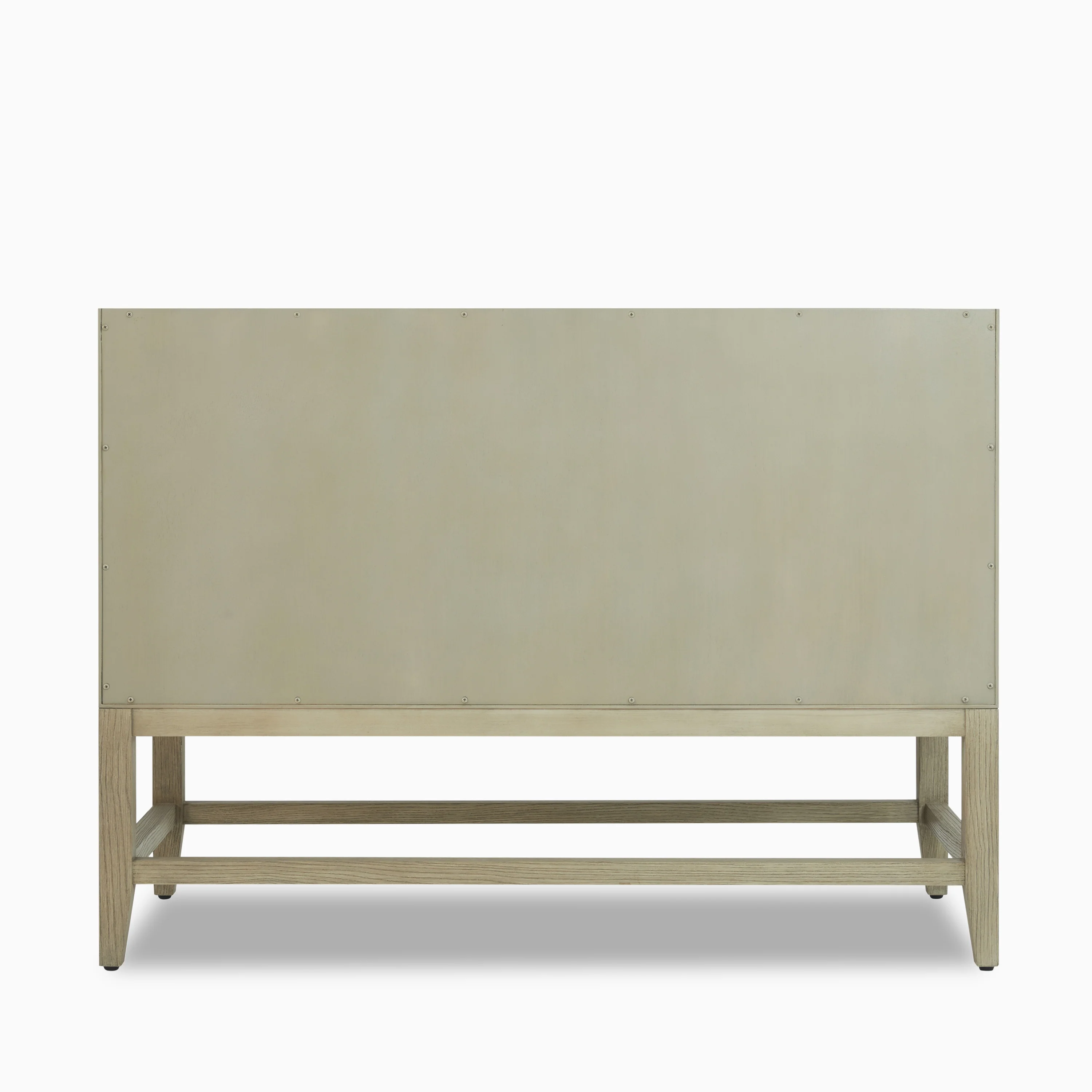 Gwen 48" Single Vanity in Pebble Oak with 3 cm White Zeus Quartz Top - Image 4