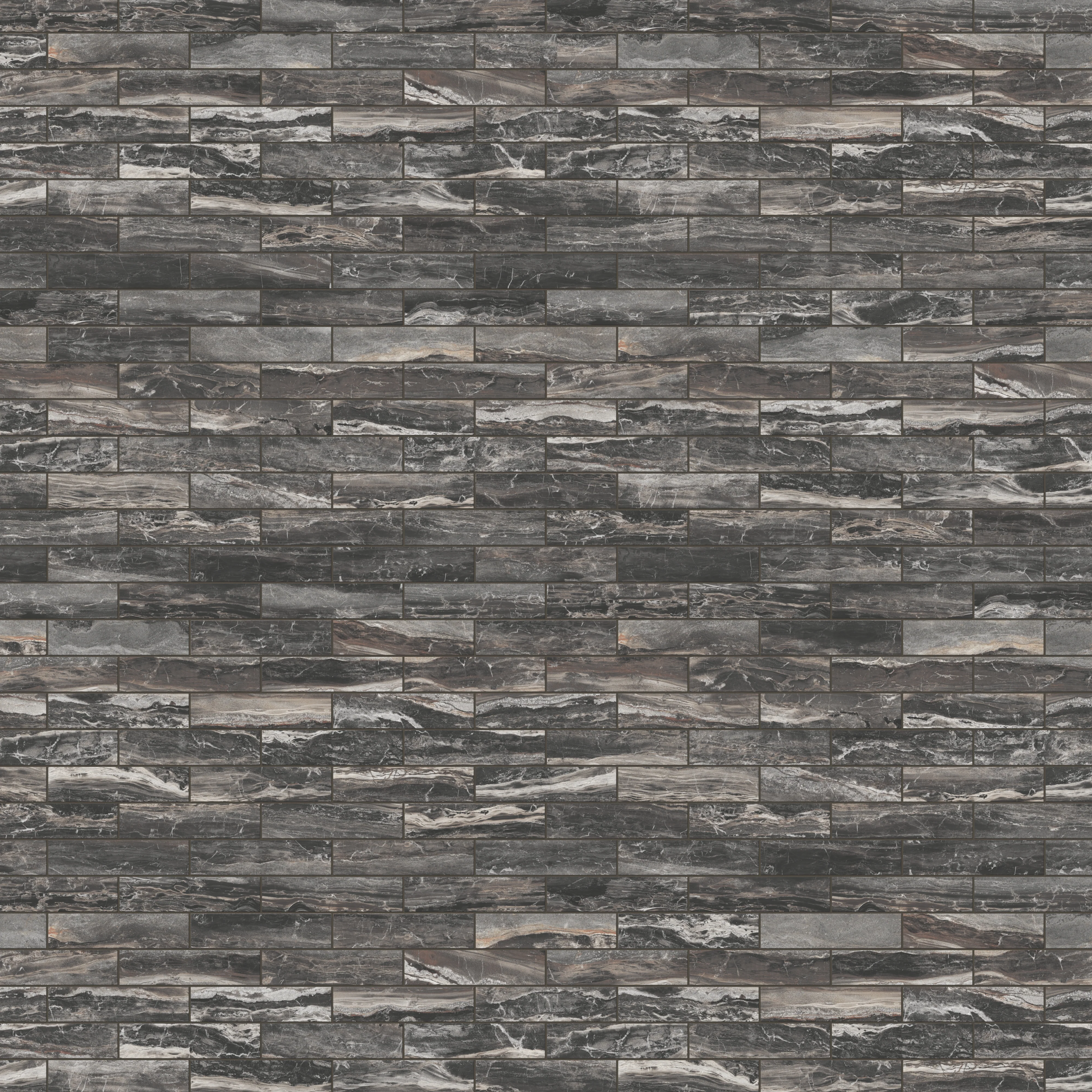 Harley 3x12 Polished Porcelain Tile in Graphite - Image 13