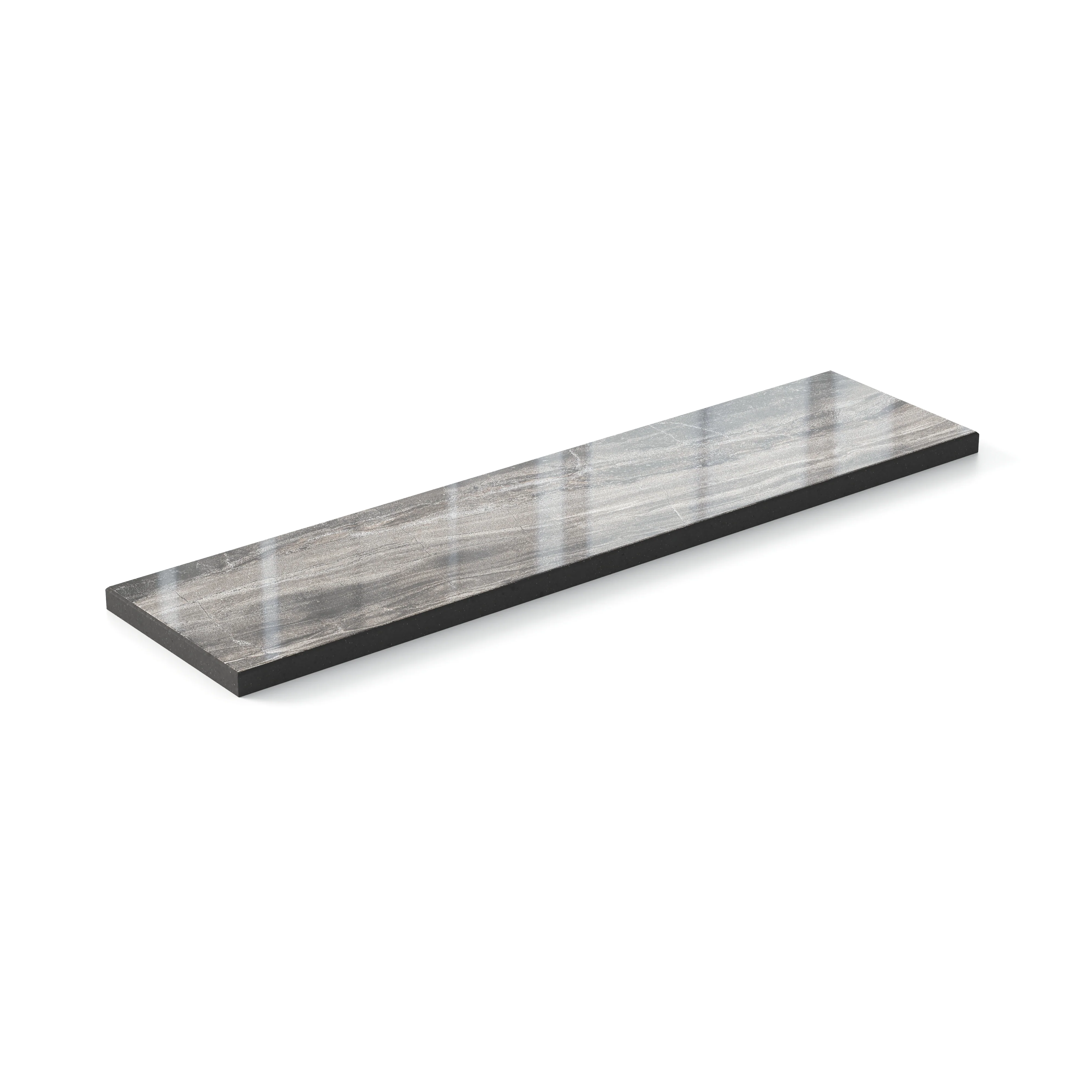 Harley 3x12 Polished Porcelain Tile in Graphite - Image 3