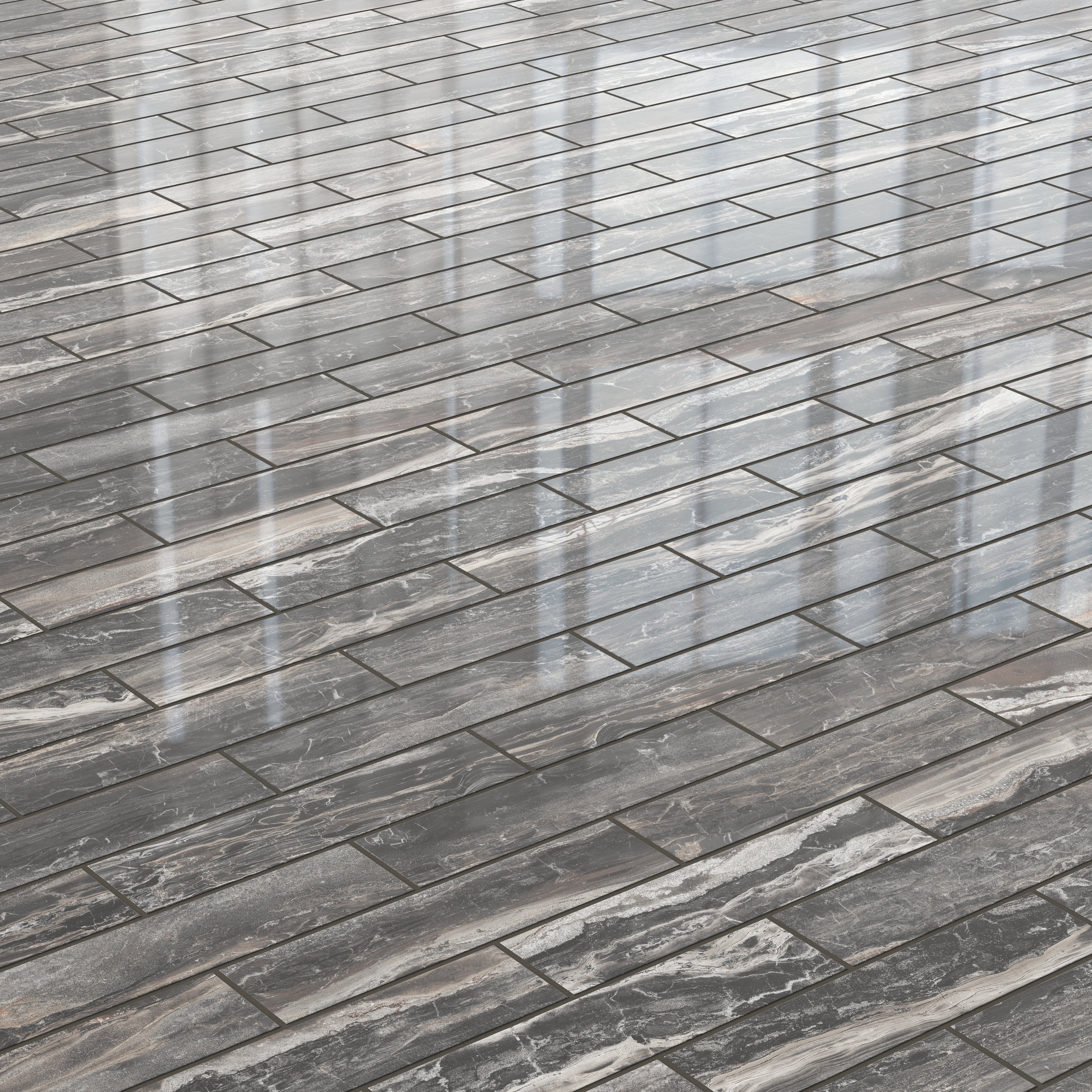 Harley 3x12 Polished Porcelain Tile in Graphite - Image 7