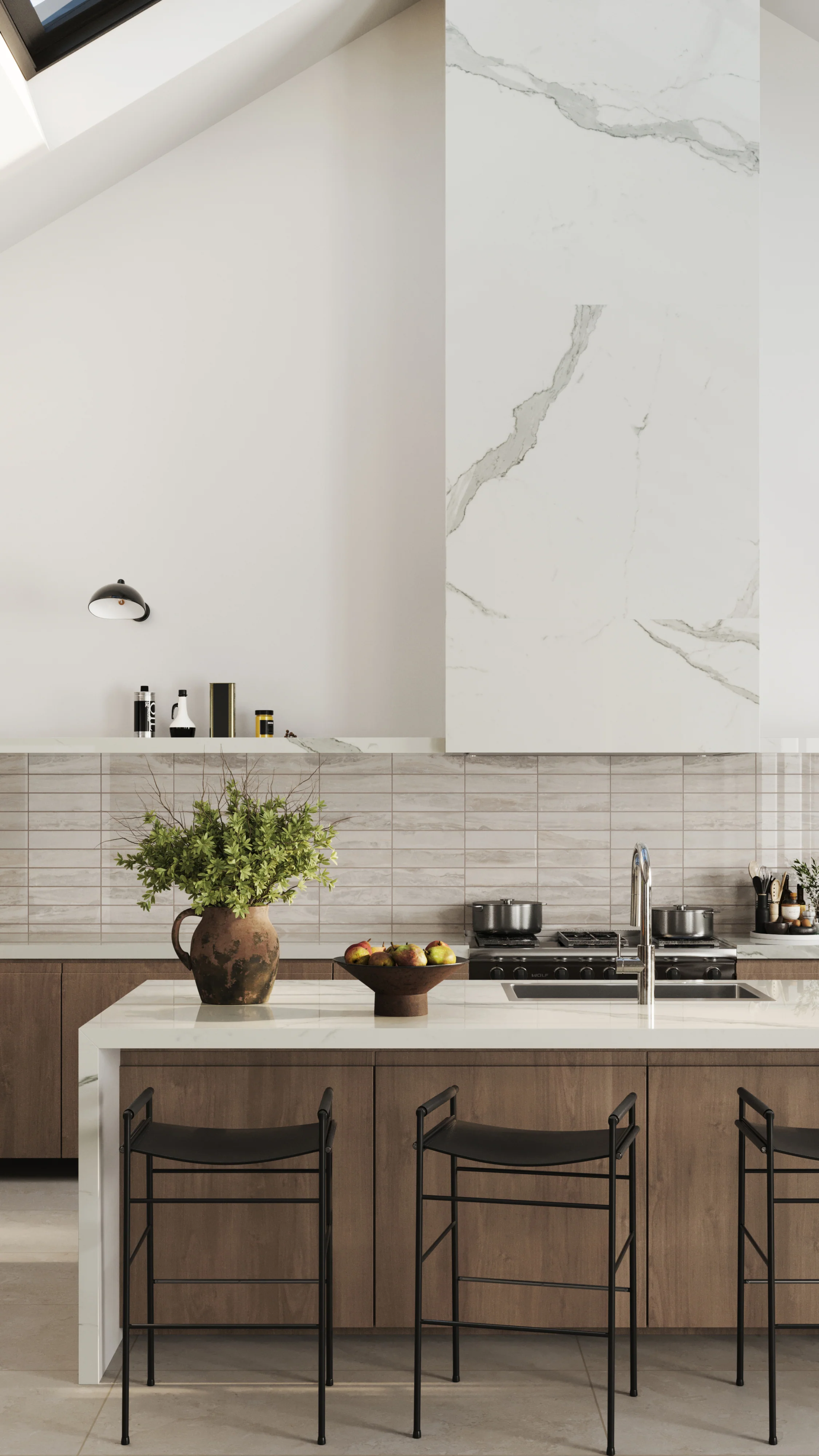 Harley 3x12 Polished Porcelain Tile in Greige - Image 16