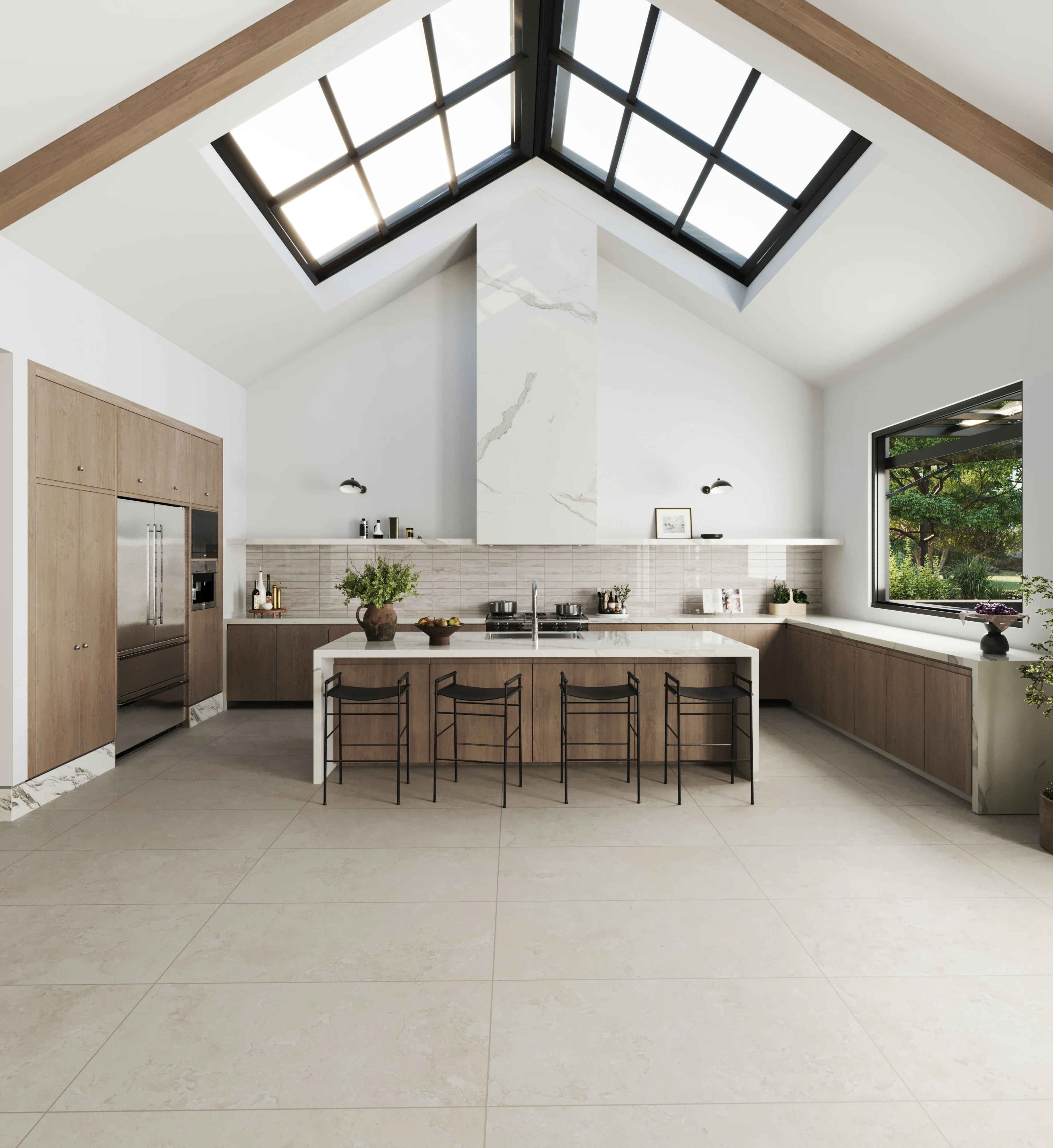 Harley 3x12 Polished Porcelain Tile in Greige - Image 18