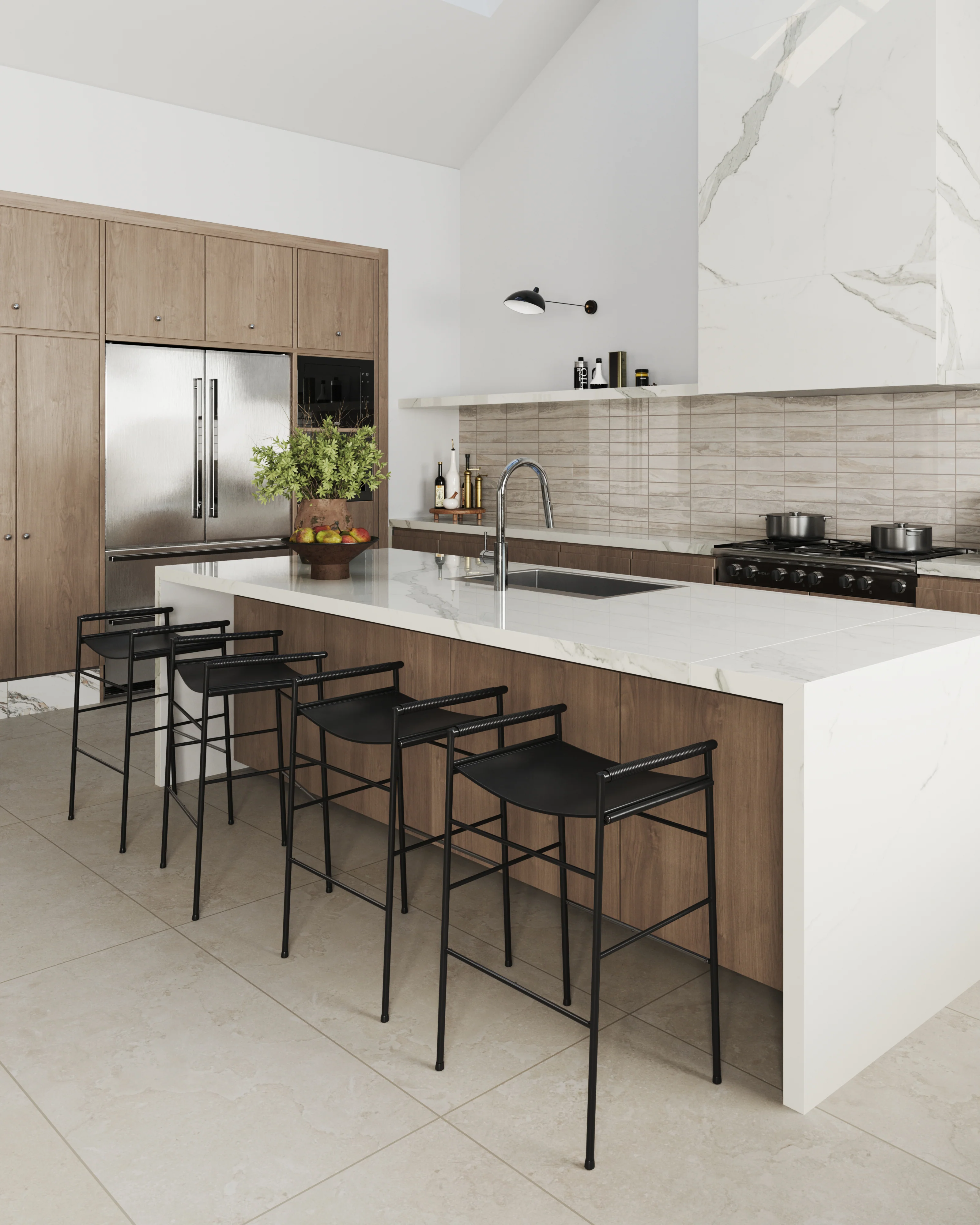 Harley 3x12 Polished Porcelain Tile in Greige - Image 19