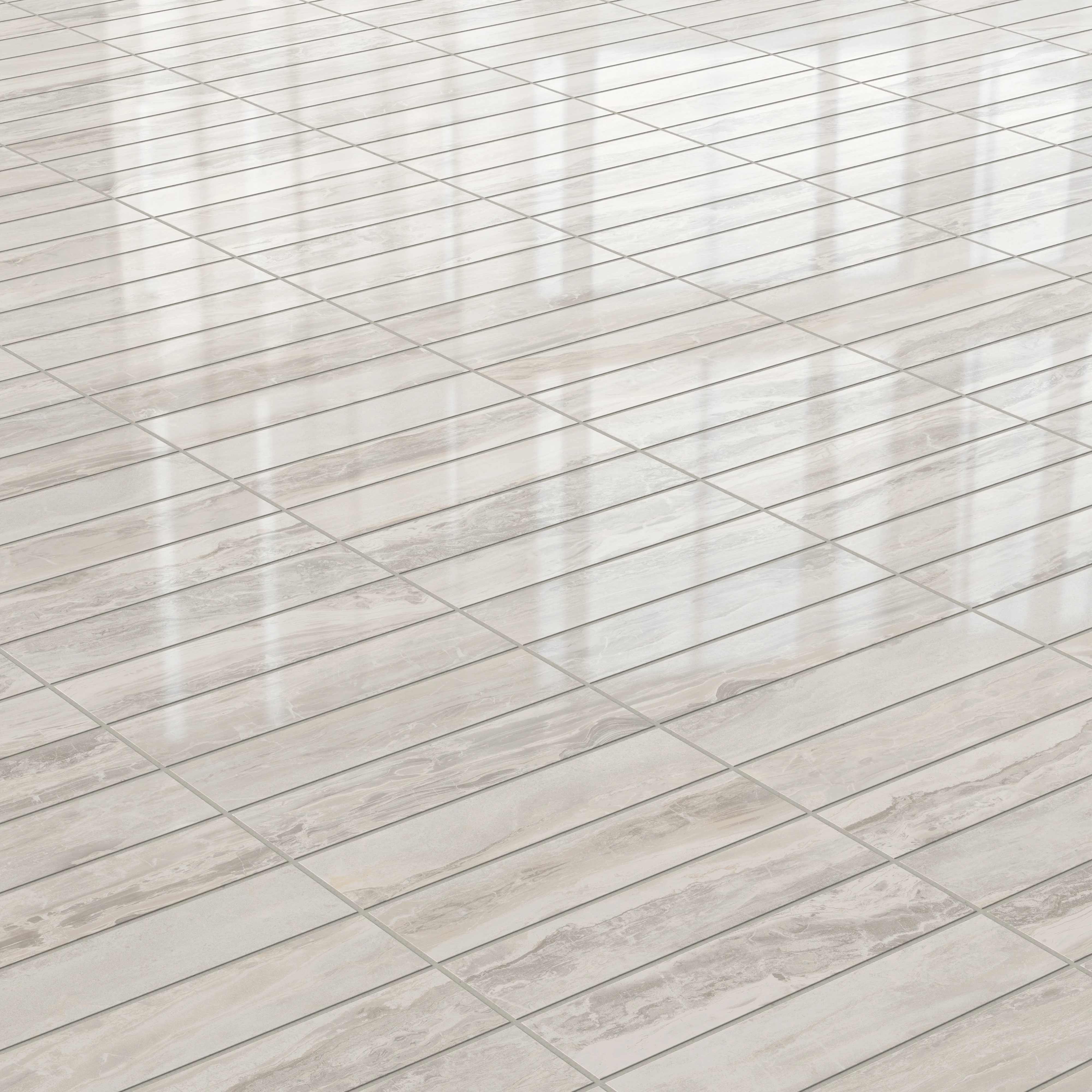 Harley 3x12 Polished Porcelain Tile in Greige - Image 6