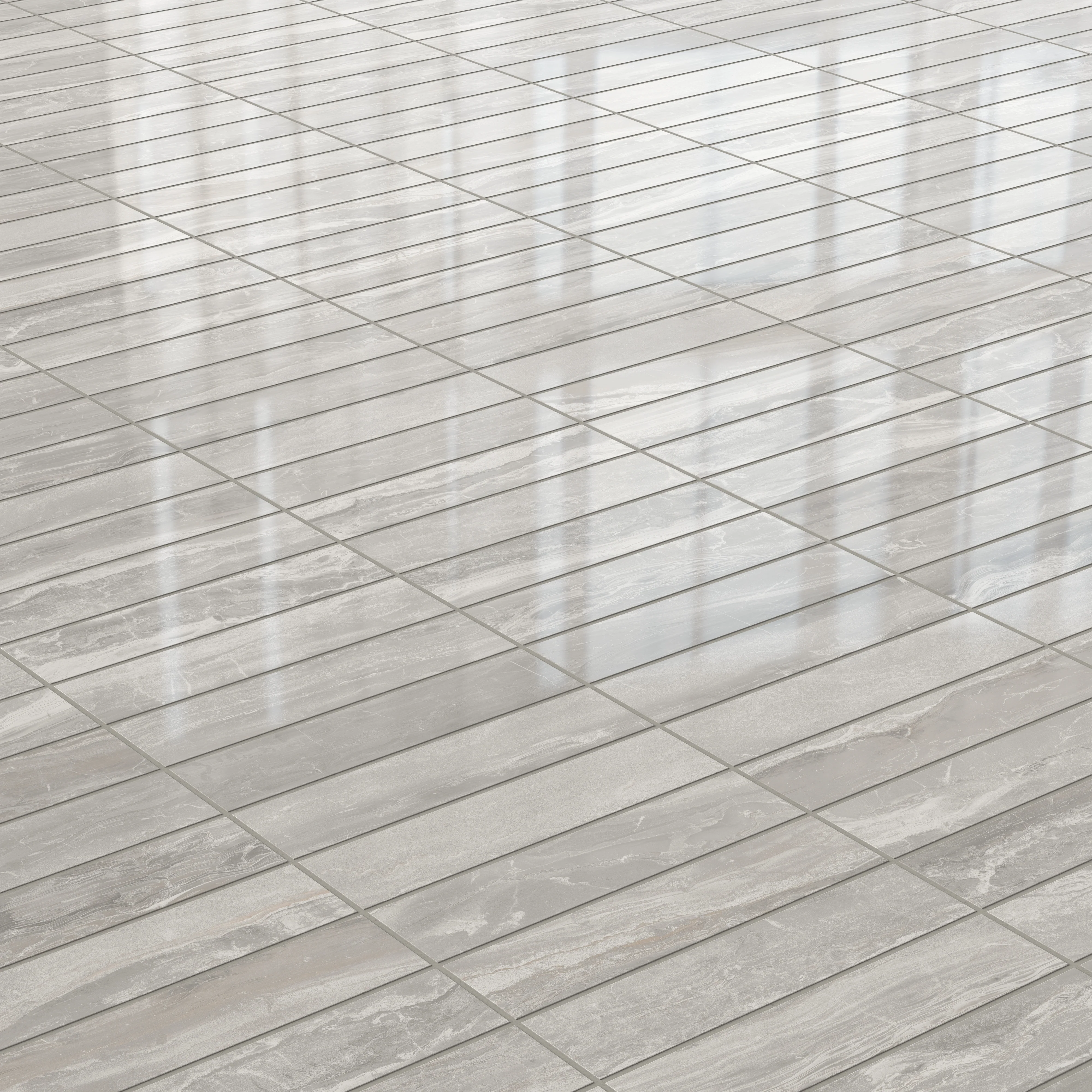 Harley 3x12 Polished Porcelain Tile in Taupe - Image 4