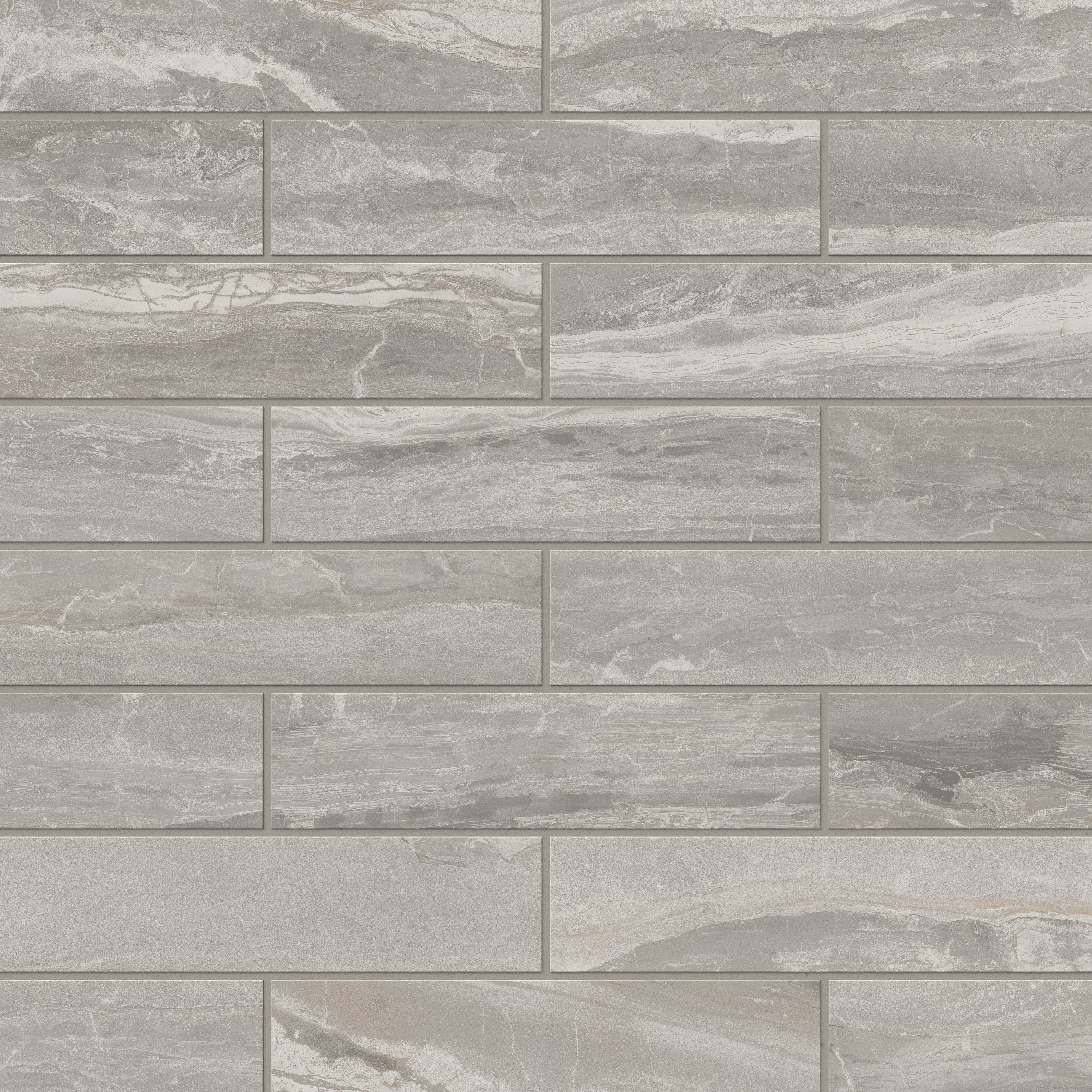 Harley 3x12 Polished Porcelain Tile in Taupe - Image 6