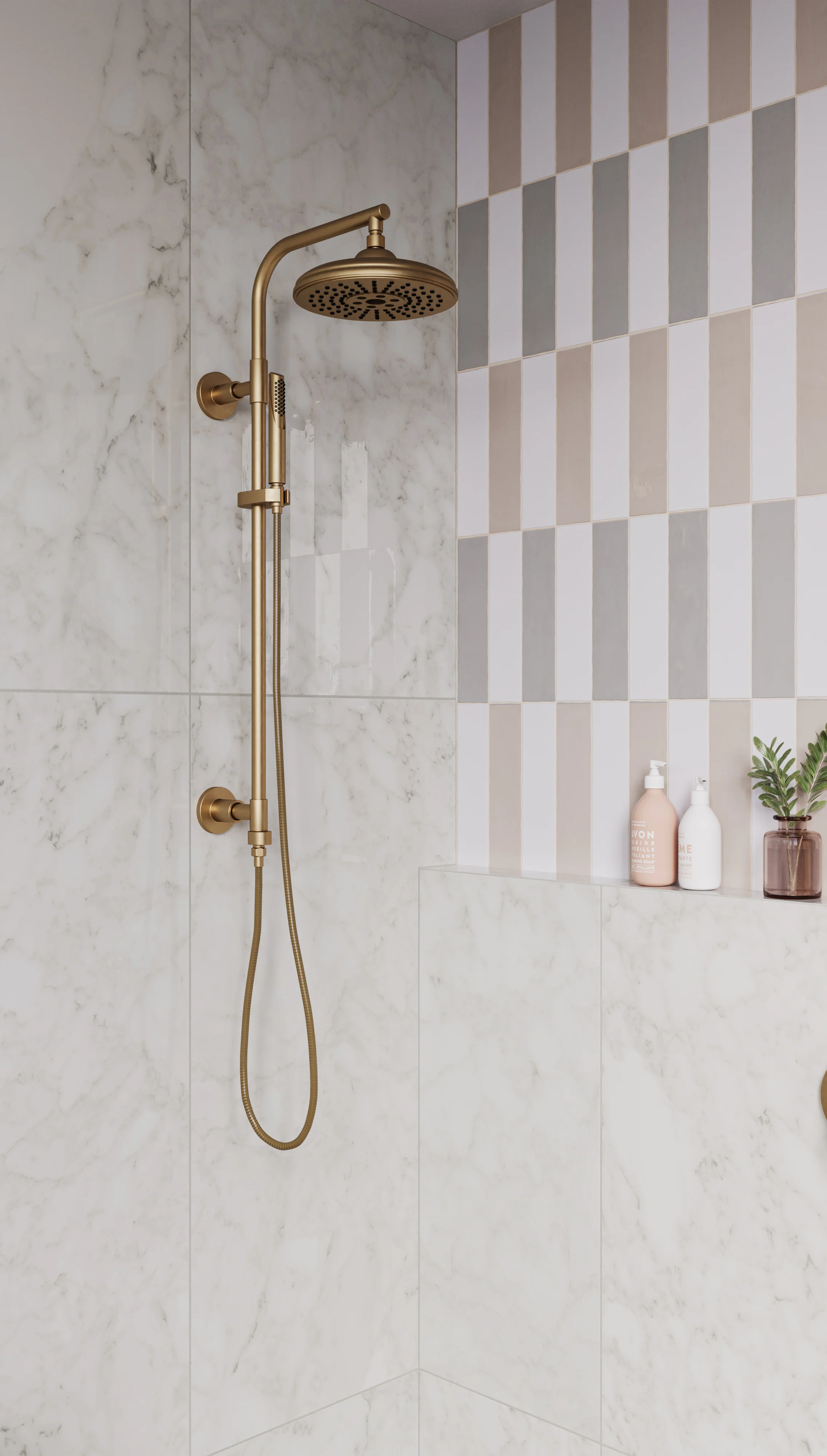 Harper 3x12 Glossy Ceramic Tile in Nest Beige - Image 8