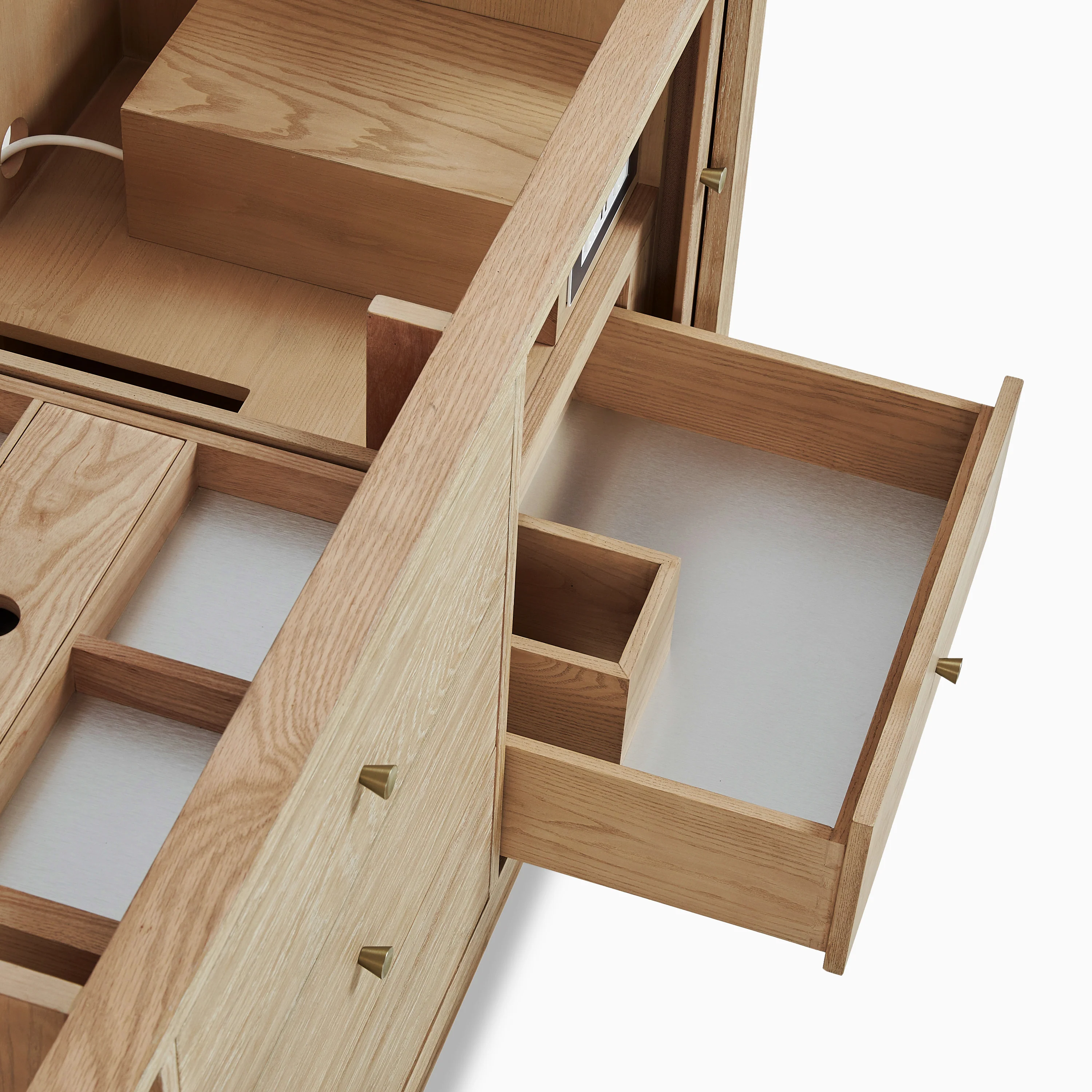 Holly 72" Double Vanity in Sunwashed Oak with 3 cm White Zeus Quartz Top - Image 6