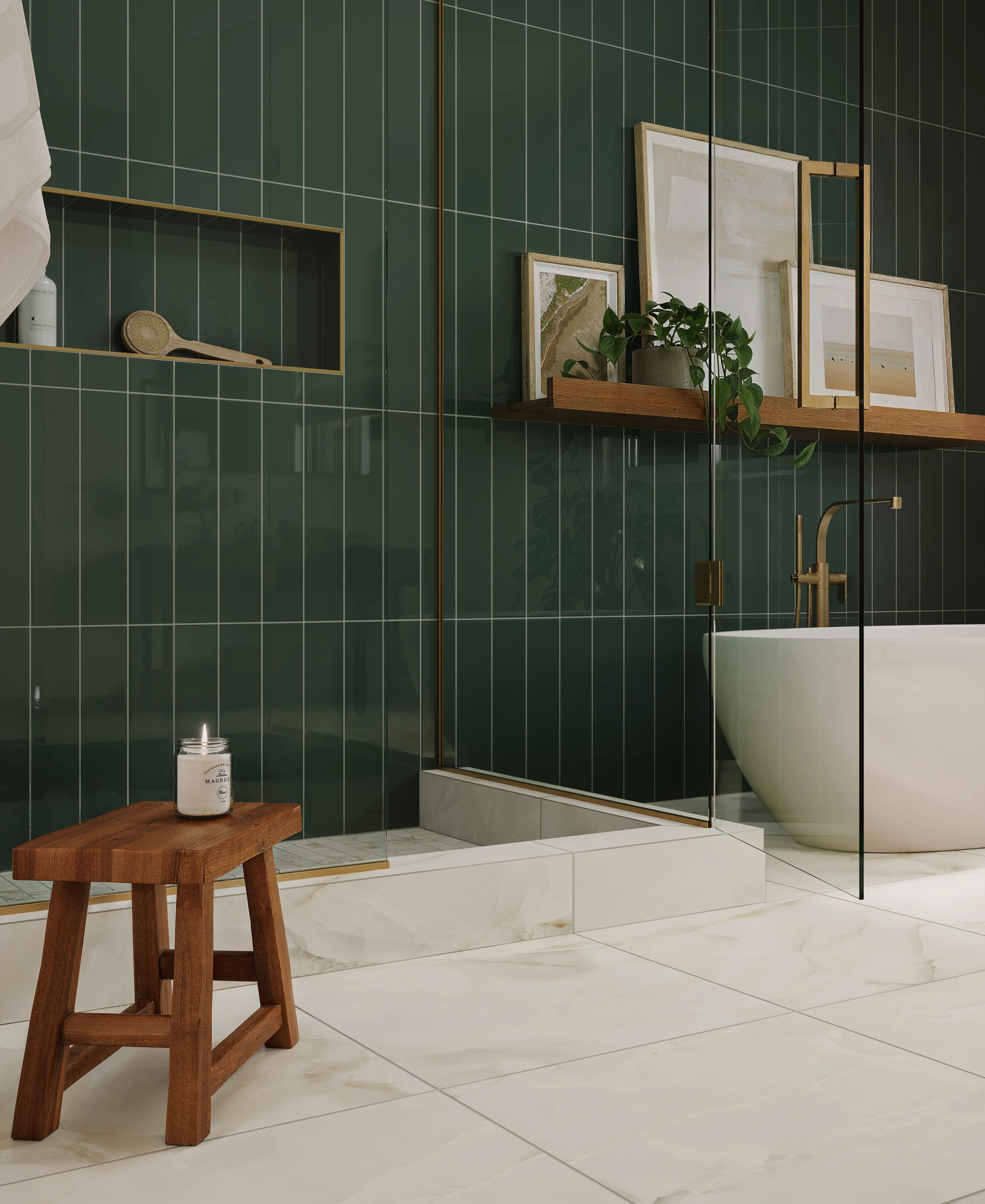 Jaxson 4x21 Glossy Ceramic Tile in Pine - Image 10