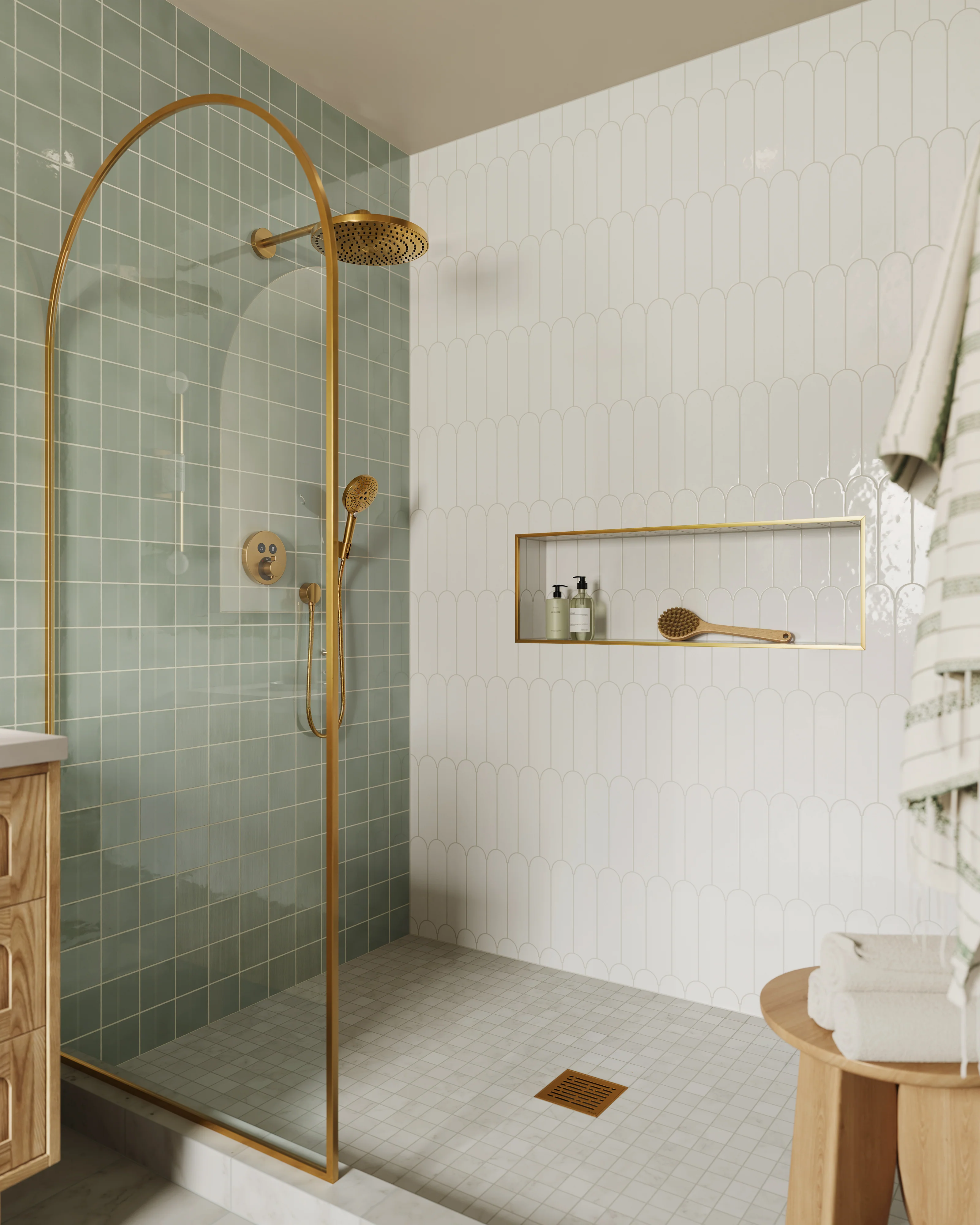 Maisie 4x4 Glossy Ceramic Tile in Pistachio - Image 10