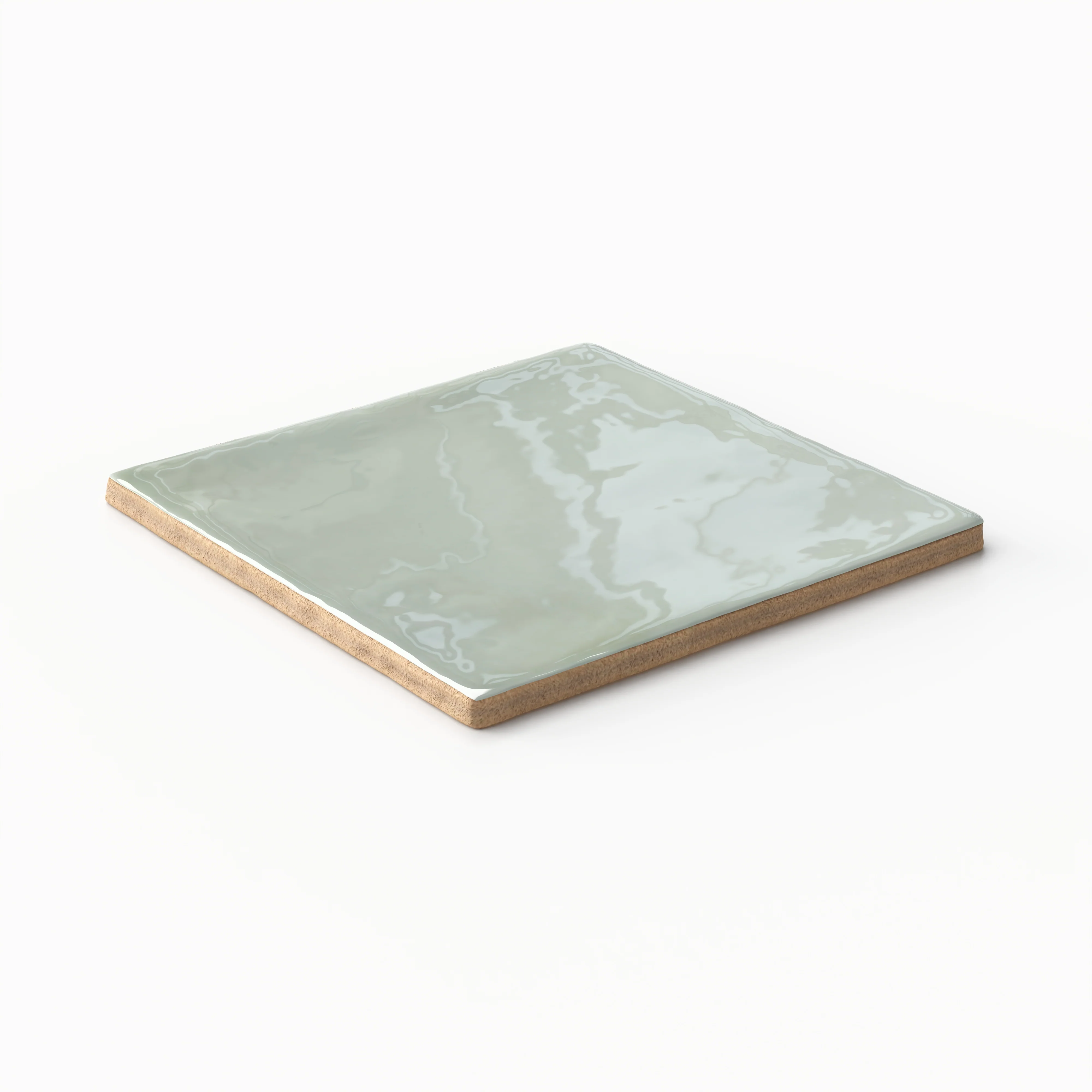 Maisie 4x4 Glossy Ceramic Tile in Pistachio - Image 4