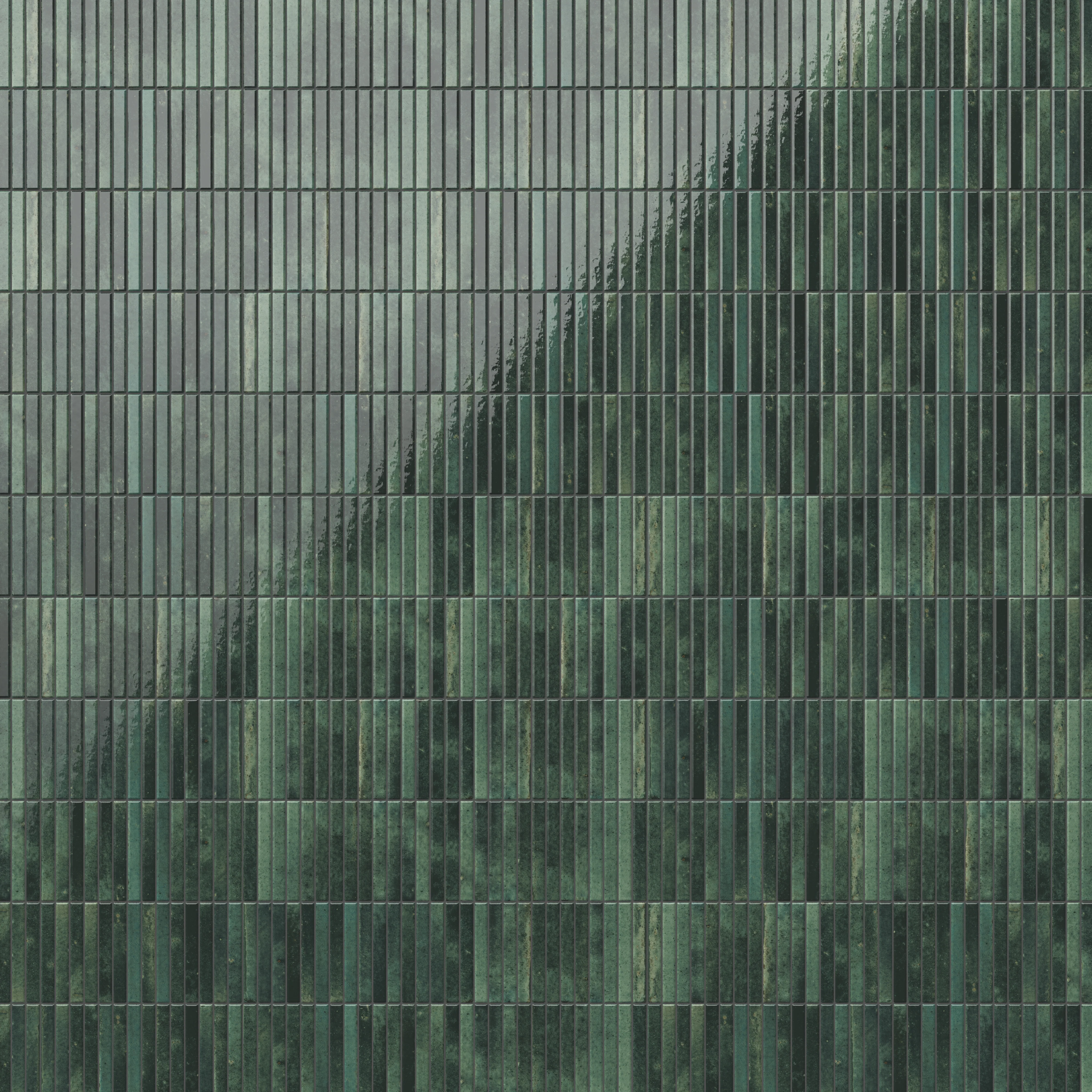 Miley 4.5x9.1 Glossy Porcelain Tile in Forest - Image 6